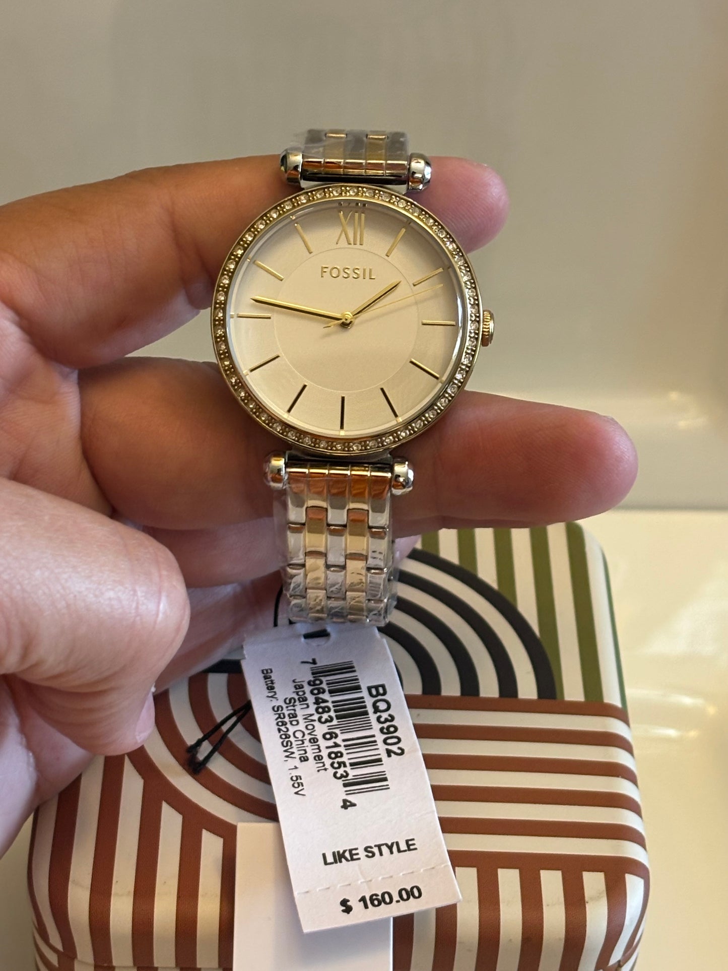 Fossil Tillie BQ3902 Two-Tone 36 mm Women’s Watch – New