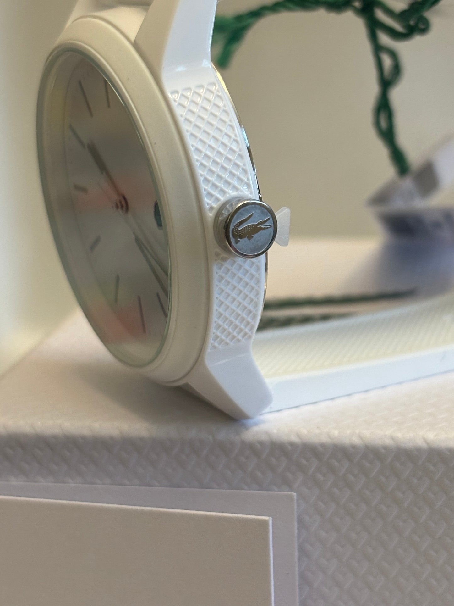 Lacoste L.12.12 White Silicone Watch 2010984 ā BNWT
