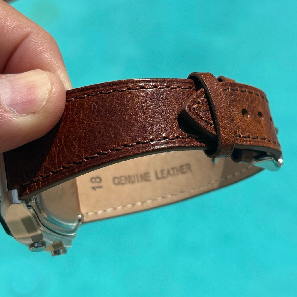 Customed Casio AE1200WH-1CV Leather
Straps Watch Into the Sunset Gel Filter