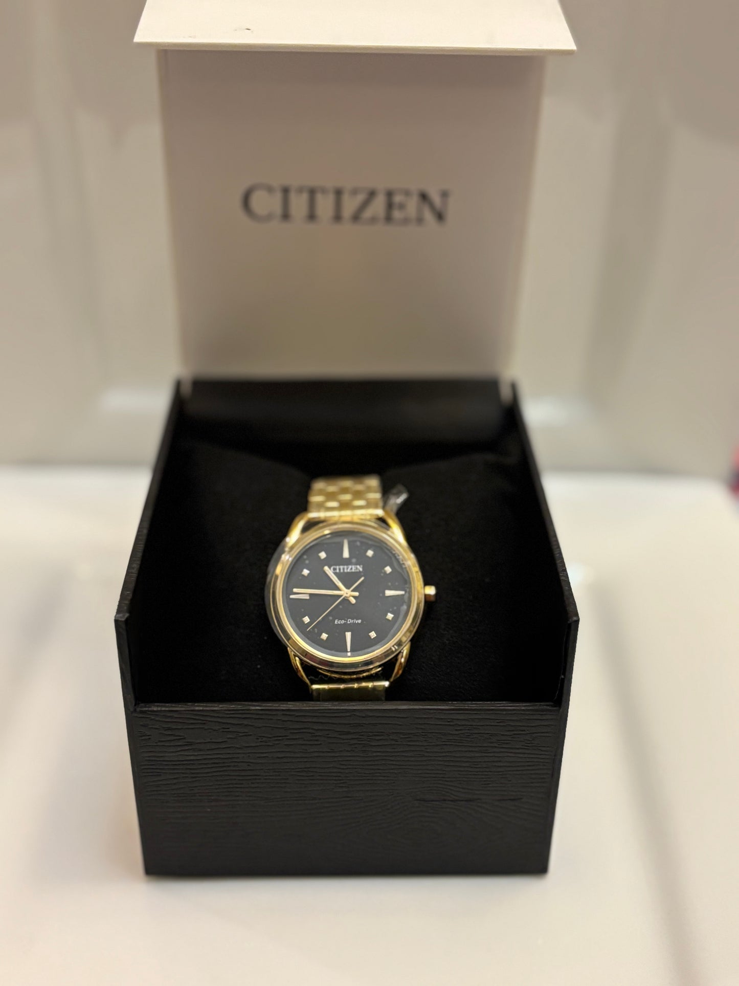 Citizen Eco-Drive FE7092-50E Women’s Dress Classic Gold-Tone Stainless Steel Watch
