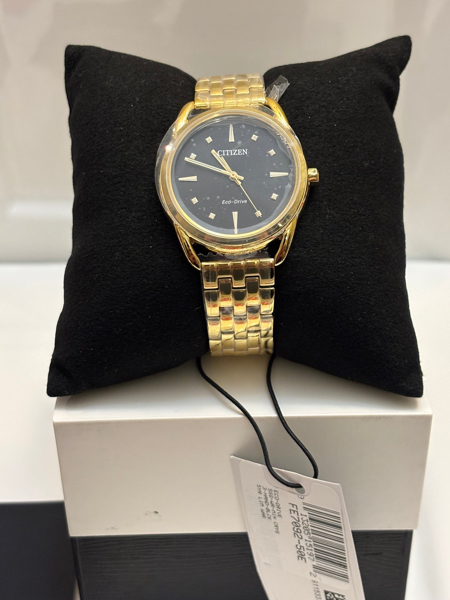 Citizen Eco-Drive FE7092-50E Women’s Dress Classic Gold-Tone Stainless Steel Watch