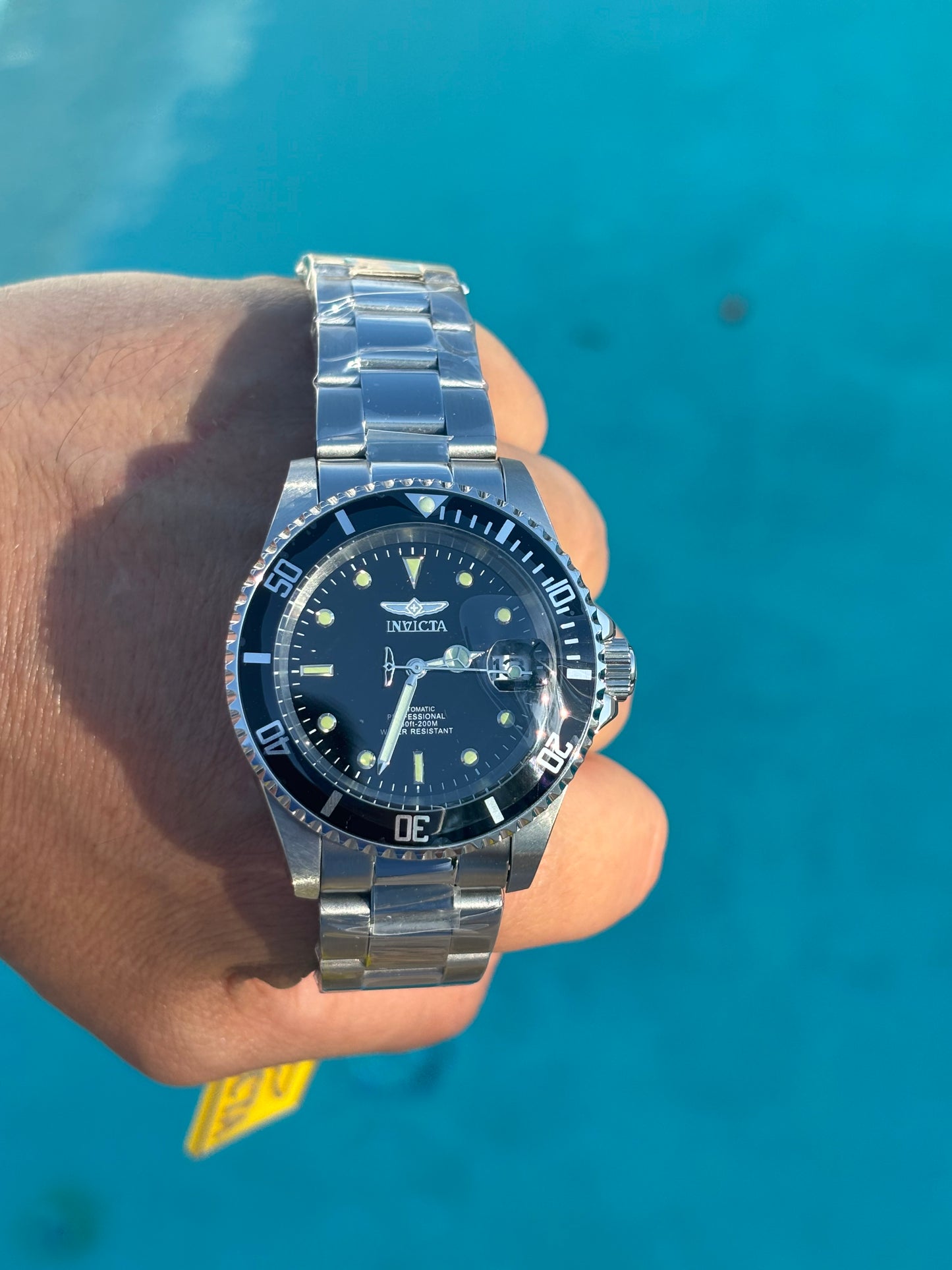 Invicta Pro Diver 8926OB Automatic Men’s Watch – 200m, Stainless Steel, Exhibition Back