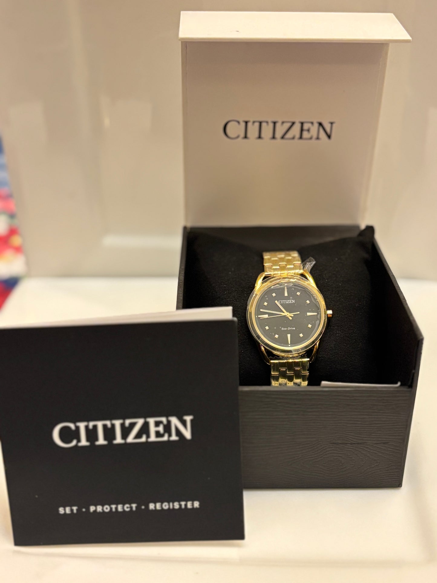Citizen Eco-Drive FE7092-50E Women’s Dress Classic Gold-Tone Stainless Steel Watch