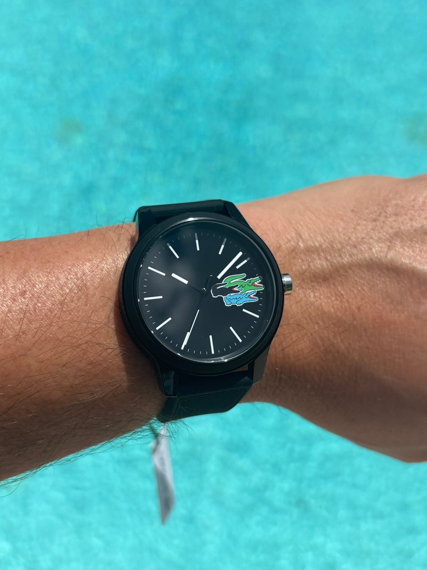 Lacoste L.12.12 Men’s Watch 2011134 – Black Silicone, 42 mm