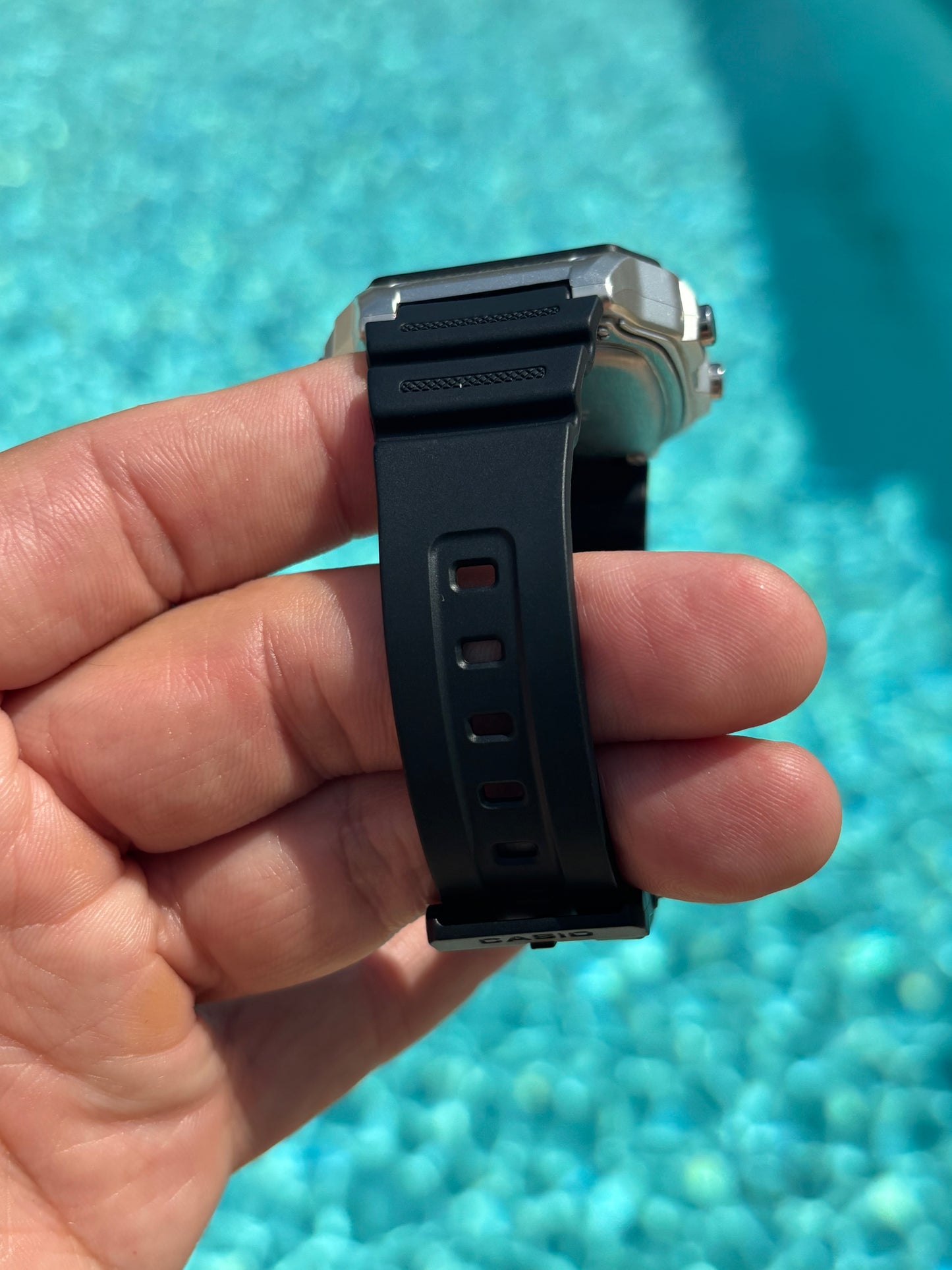 Modded Casio AE1200WHD “Minimalist Cigar Edition” – Custom Gel Filter, Rubber Straps & Unique Cigar Band Emblem
