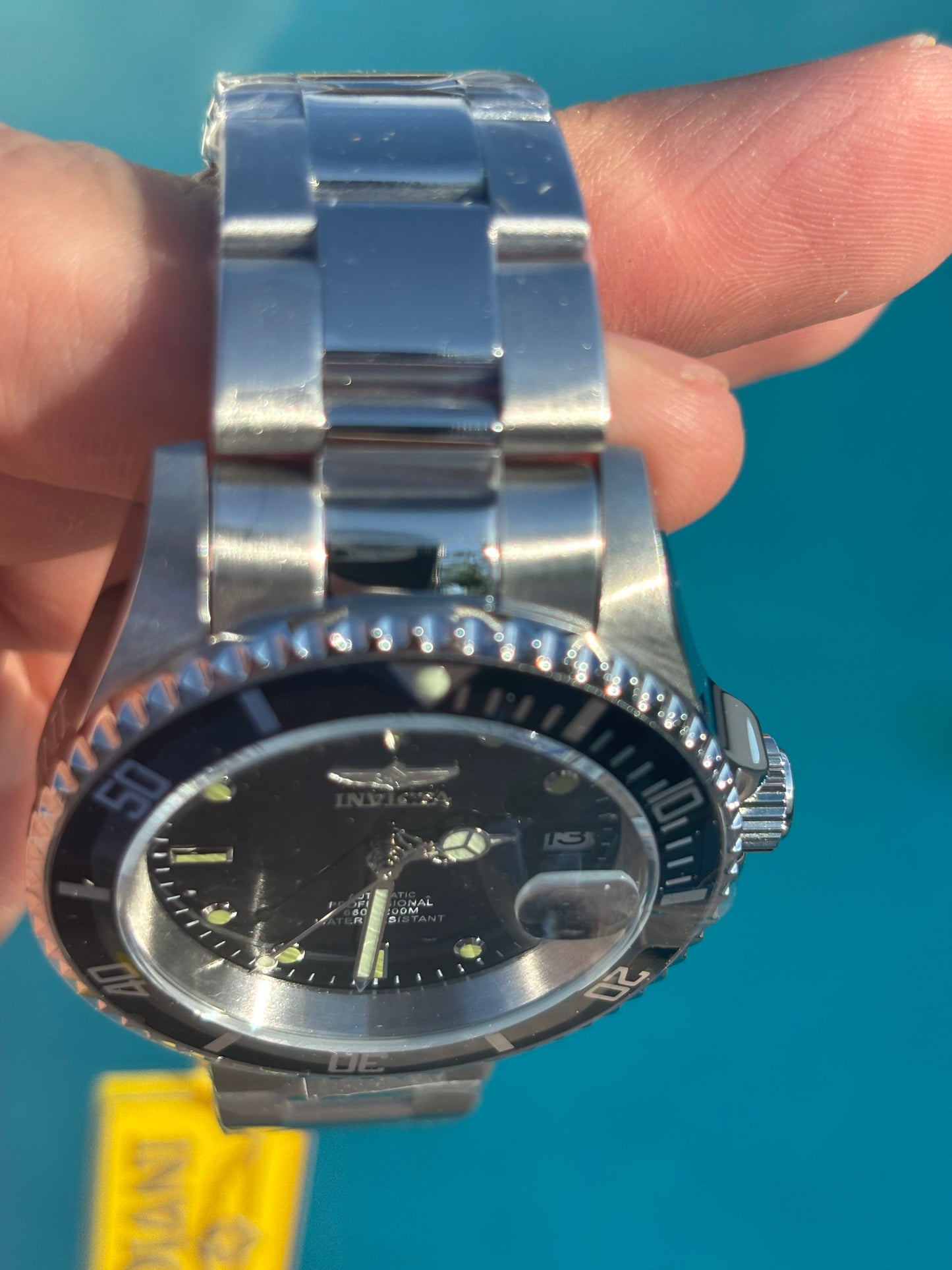 Invicta Pro Diver 8926OB Automatic Men’s Watch – 200m, Stainless Steel, Exhibition Back