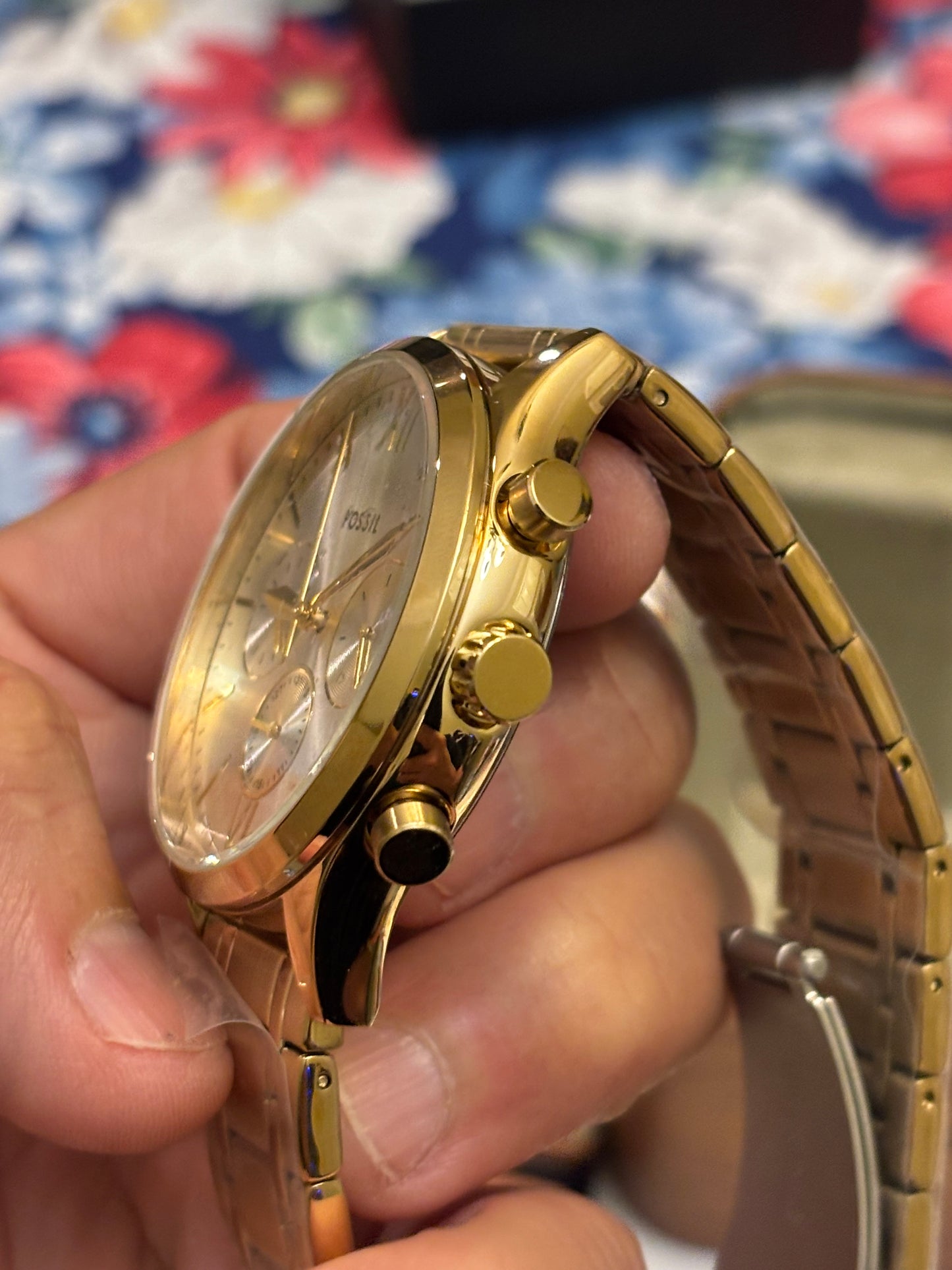 Fossil Fenmore Multifunction Gold-Tone Stainless Steel Men’s Watch BQM2809
