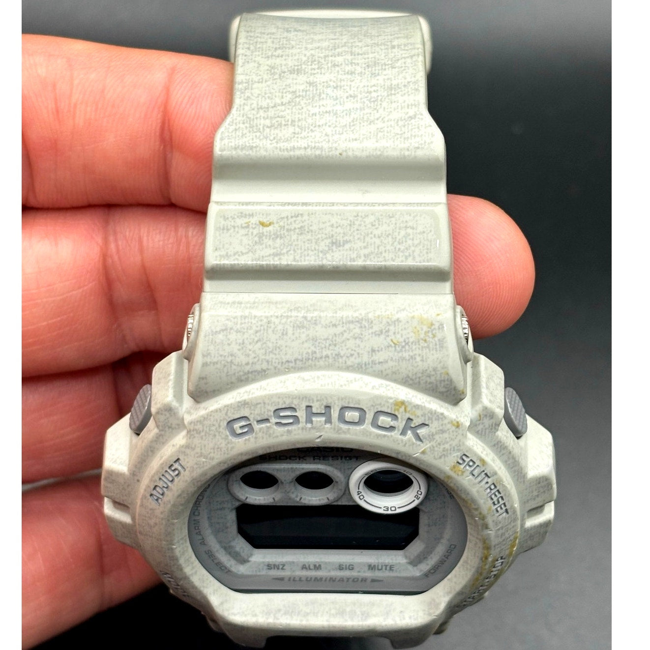 Casio G-Shock GD-X6900HT-7 Heathered White XL Digital Watch