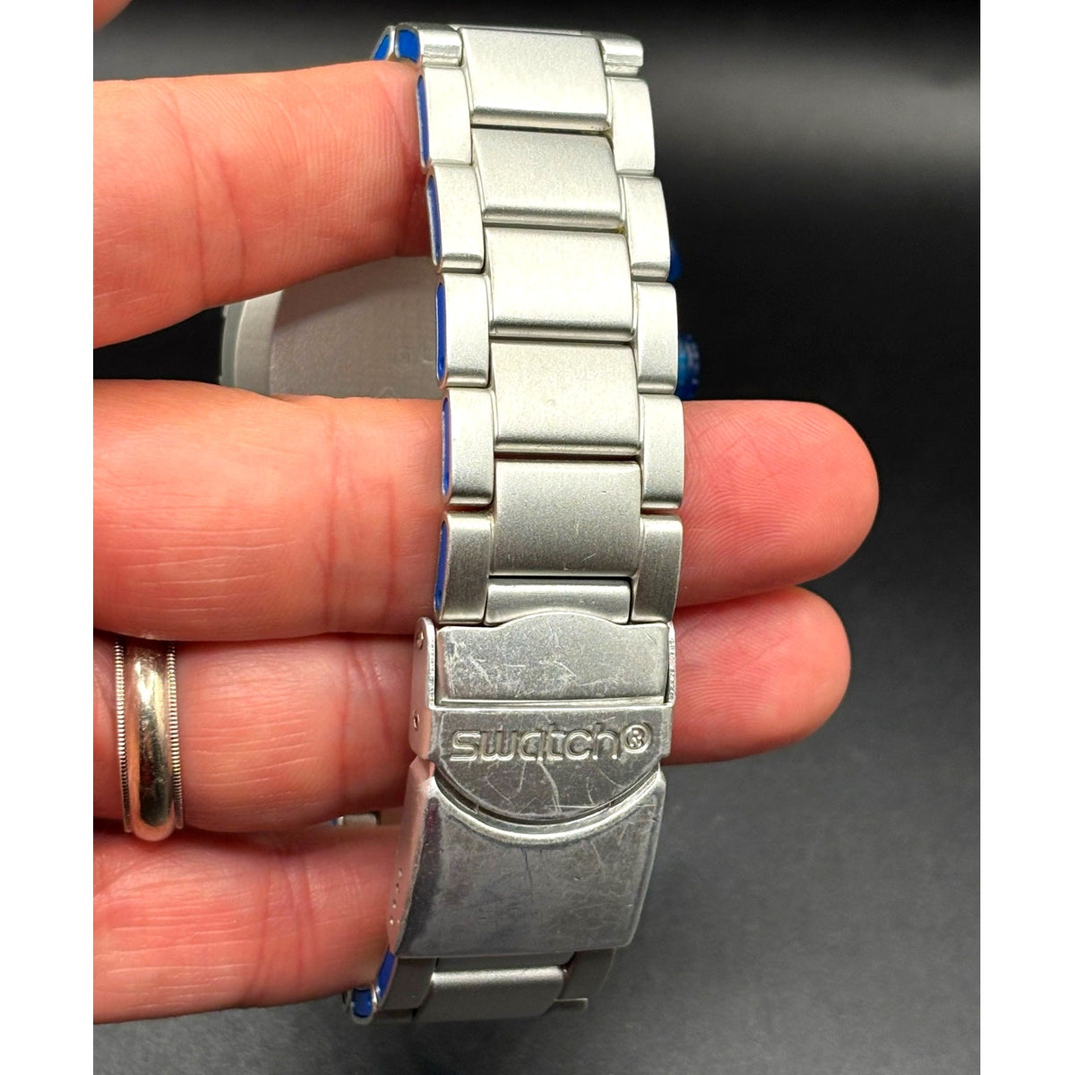 Swatch Irony X-Lite Endless Energy YYS4001AG 45mm Swiss Made Blue Chronograph