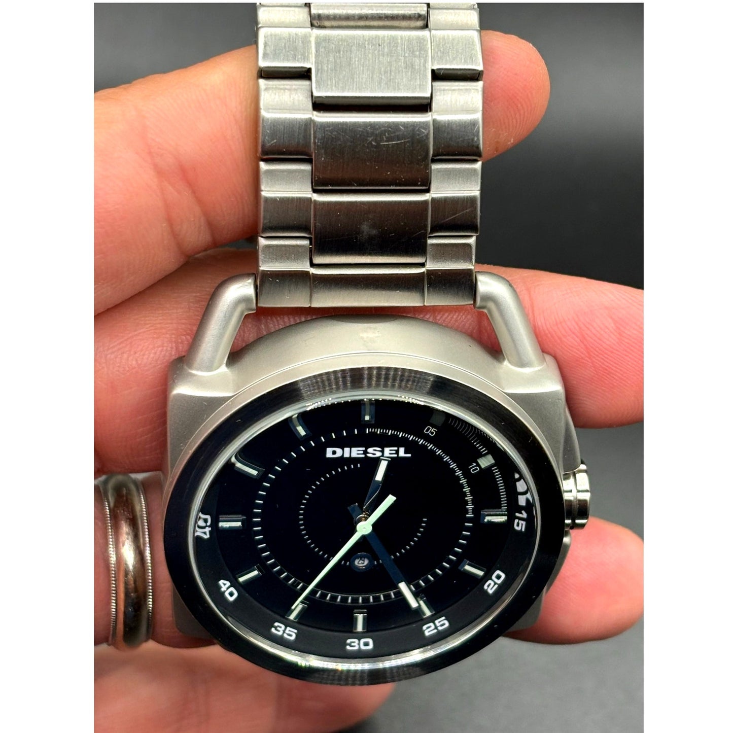 Diesel Descender DZ1579 Black Dial Stainless Steel Men’s Watch