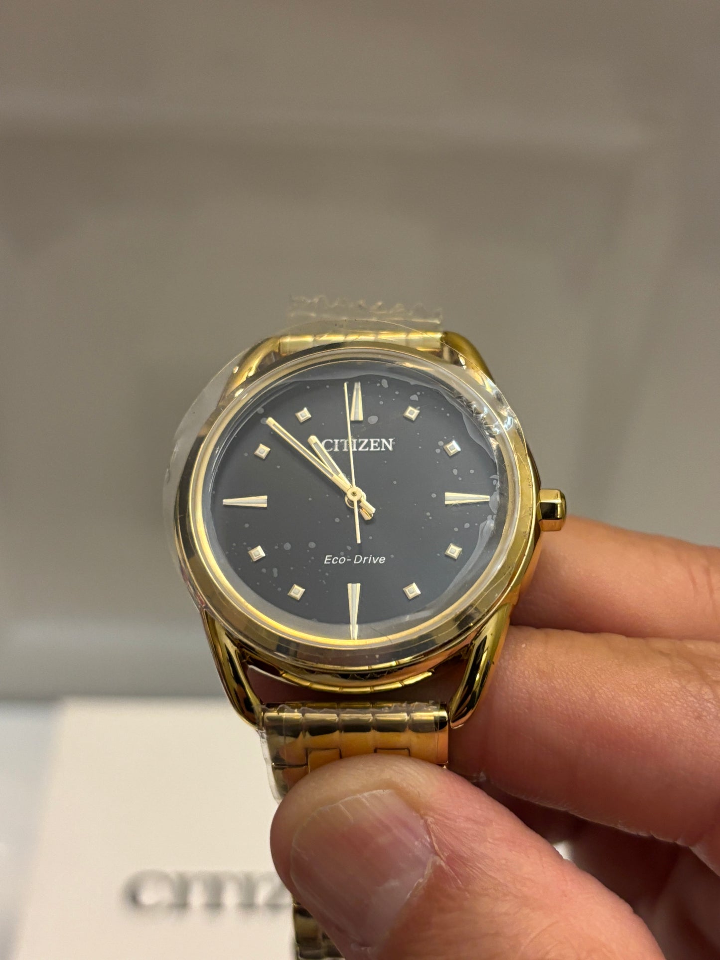 Citizen Eco-Drive FE7092-50E Women’s Dress Classic Gold-Tone Stainless Steel Watch