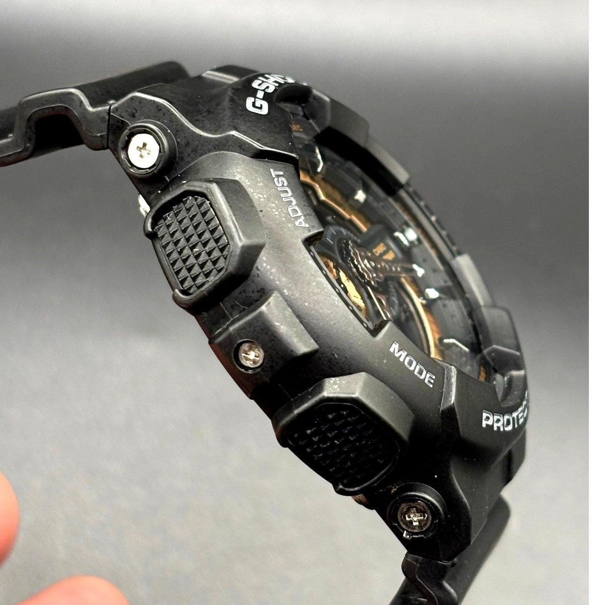 Casio G-Shock GA-110RG-1A Men's Analog Digital Rose Gold Black Resin 200M Watch