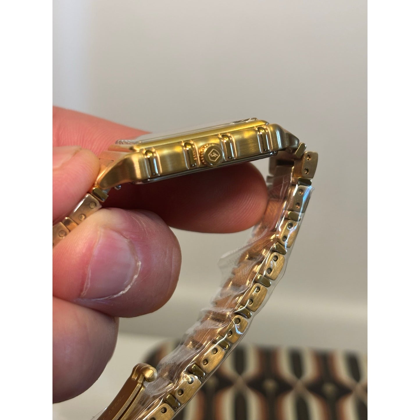 Fossil Raquel ES5389 — All-Gold Tone, 23 mm Rectangular