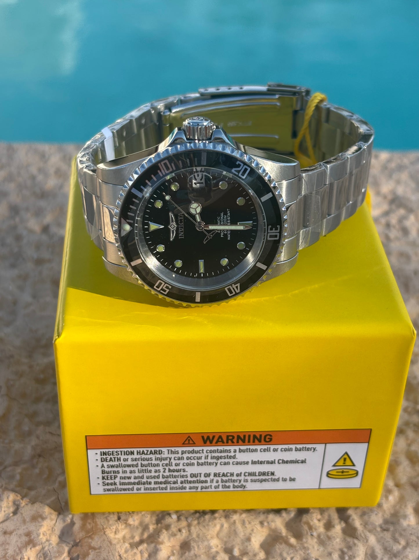 Invicta Pro Diver 8926OB Automatic Men’s Watch – 200m, Stainless Steel, Exhibition Back