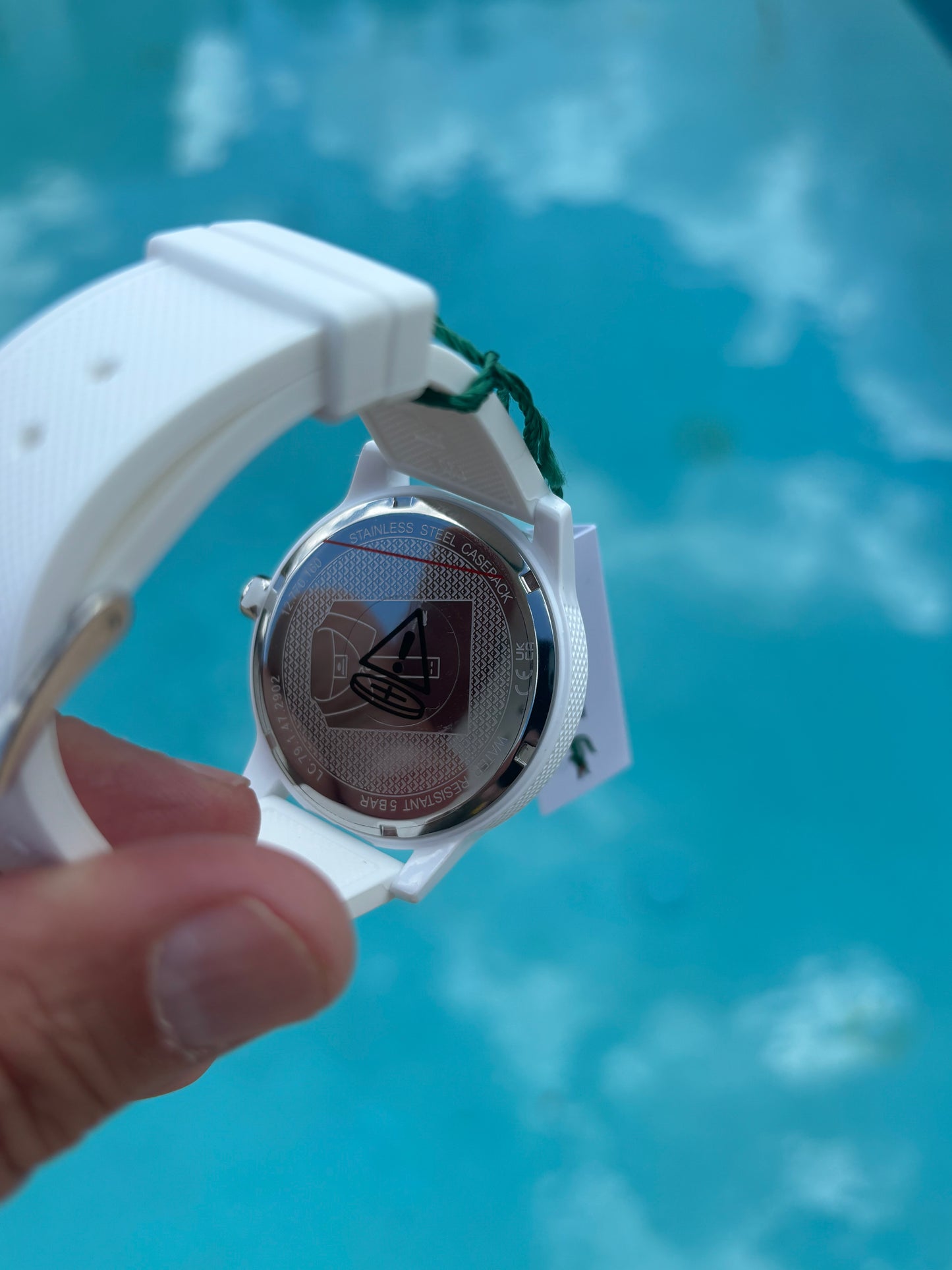 Lacoste L.12.12 White Silicone Watch 2010984 ā BNWT