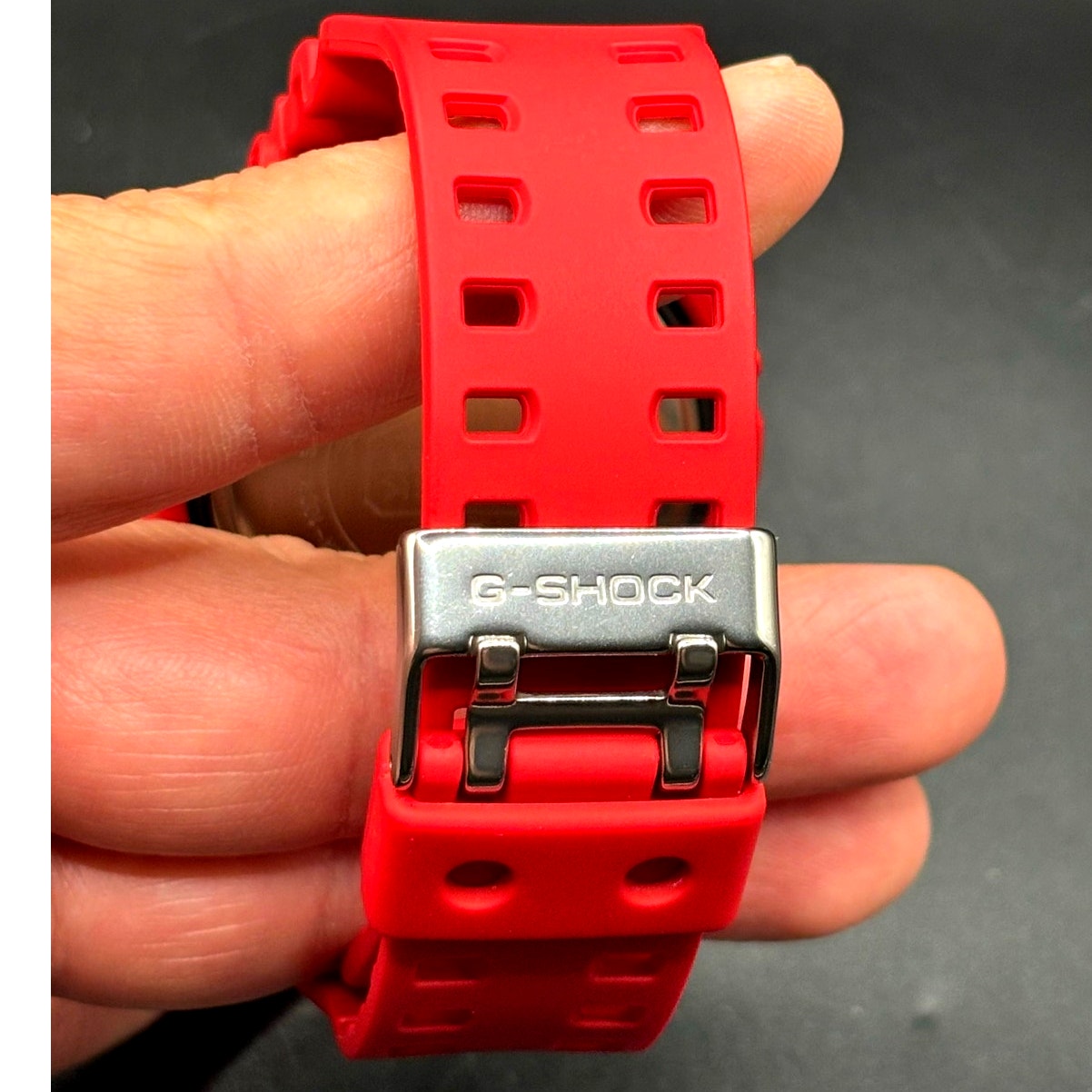 Casio G-Shock GA100B-4A Bright Red Analog Digital Men’s Sport Watch 200M