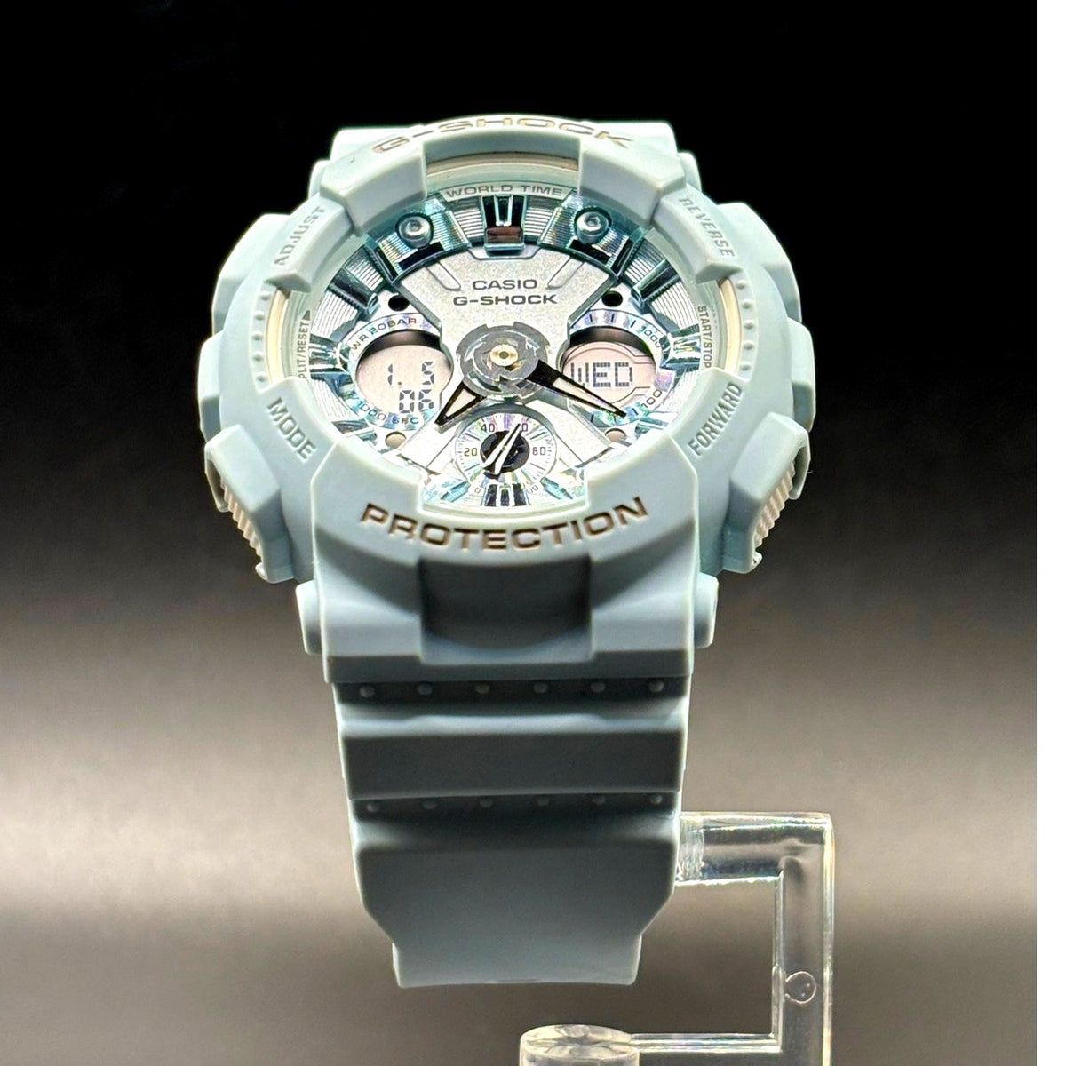 Casio G-Shock GMA-S120DP-2A S-Series Pastel Blue Analog Digital Women's Watch