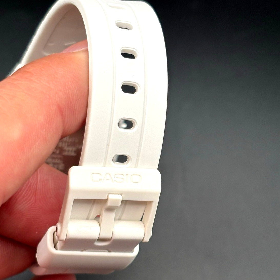 LWS Sunset Frost Casio F91W White Resin Custom Mod Digital Watch