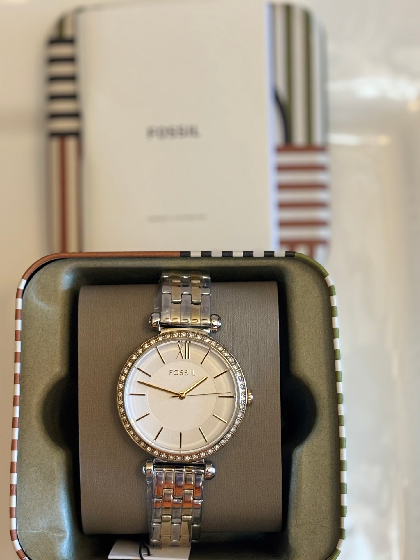 Fossil Tillie BQ3902 Two-Tone 36 mm Women’s Watch – New