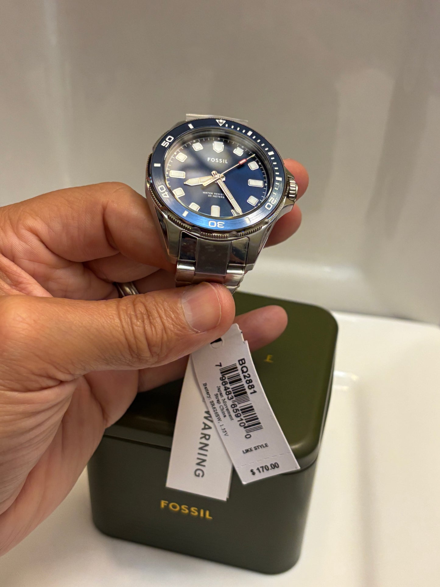 Fossil Dalton BQ2881 Men’s Quartz Stainless Steel Watch –• Free Shipping