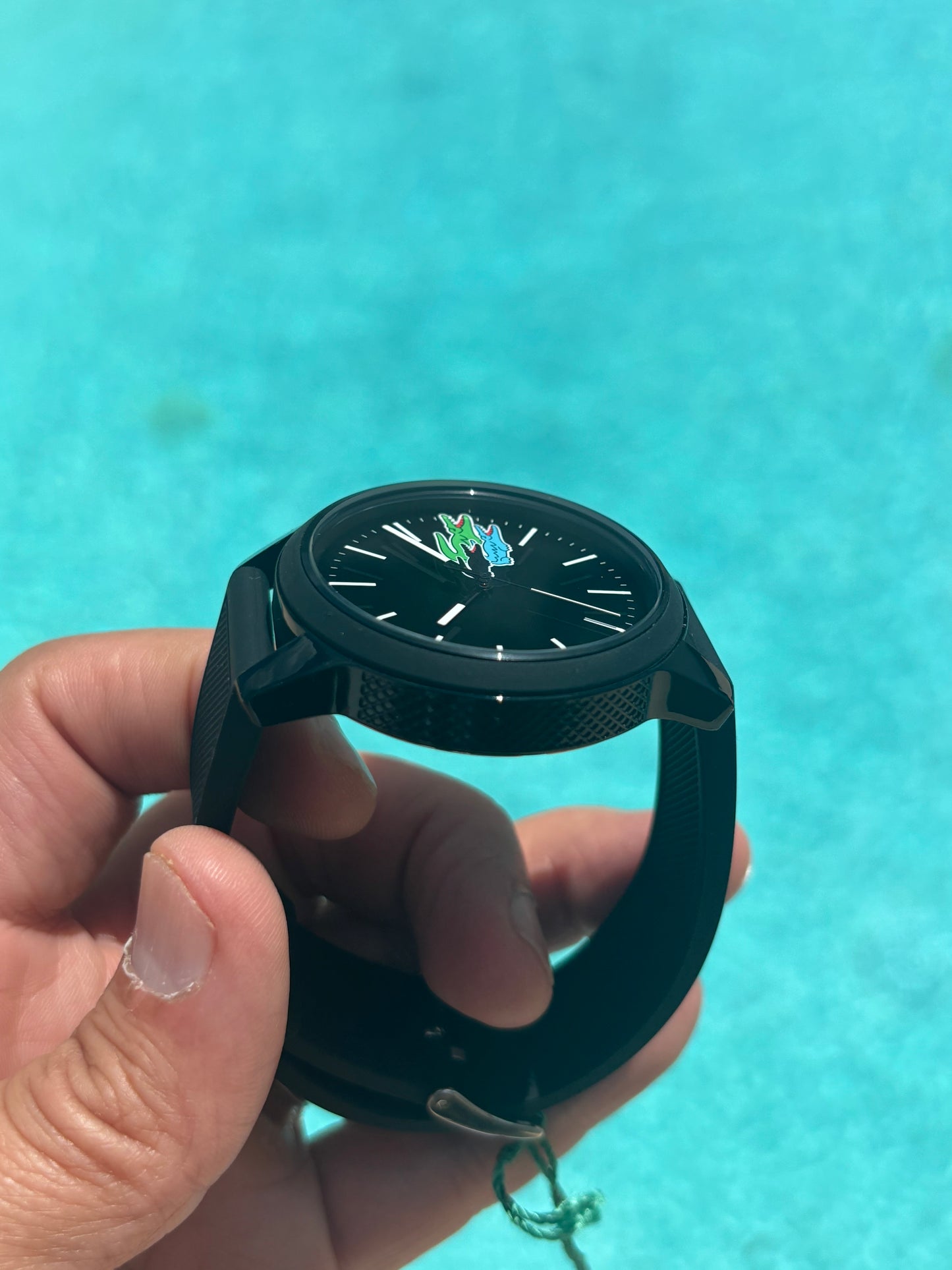Lacoste L.12.12 Men’s Watch 2011134 – Black Silicone, 42 mm