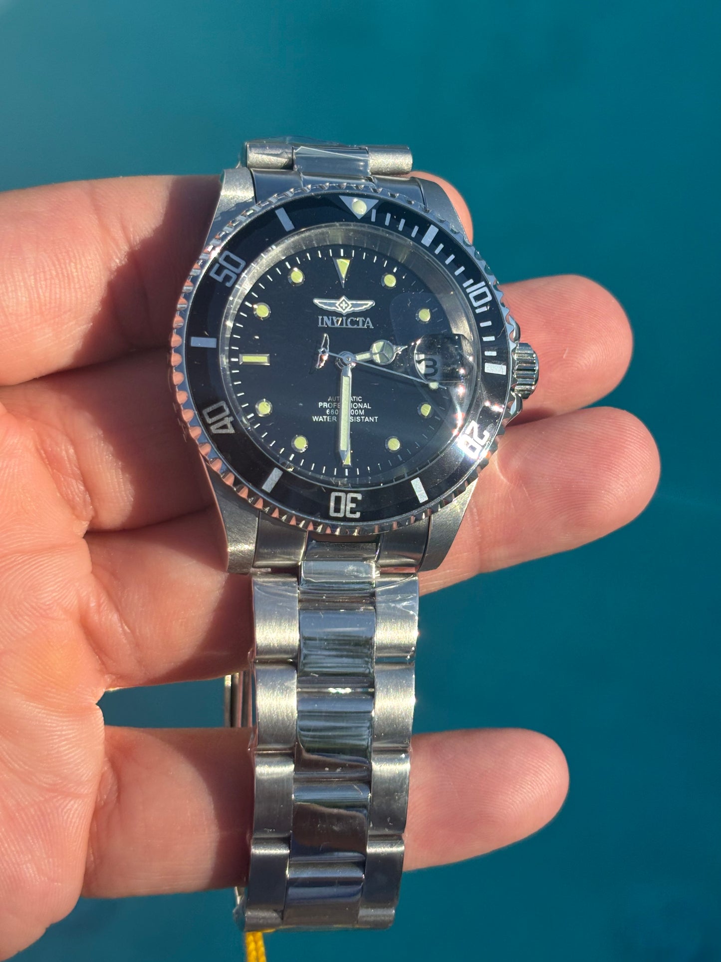 Invicta Pro Diver 8926OB Automatic Men’s Watch – 200m, Stainless Steel, Exhibition Back