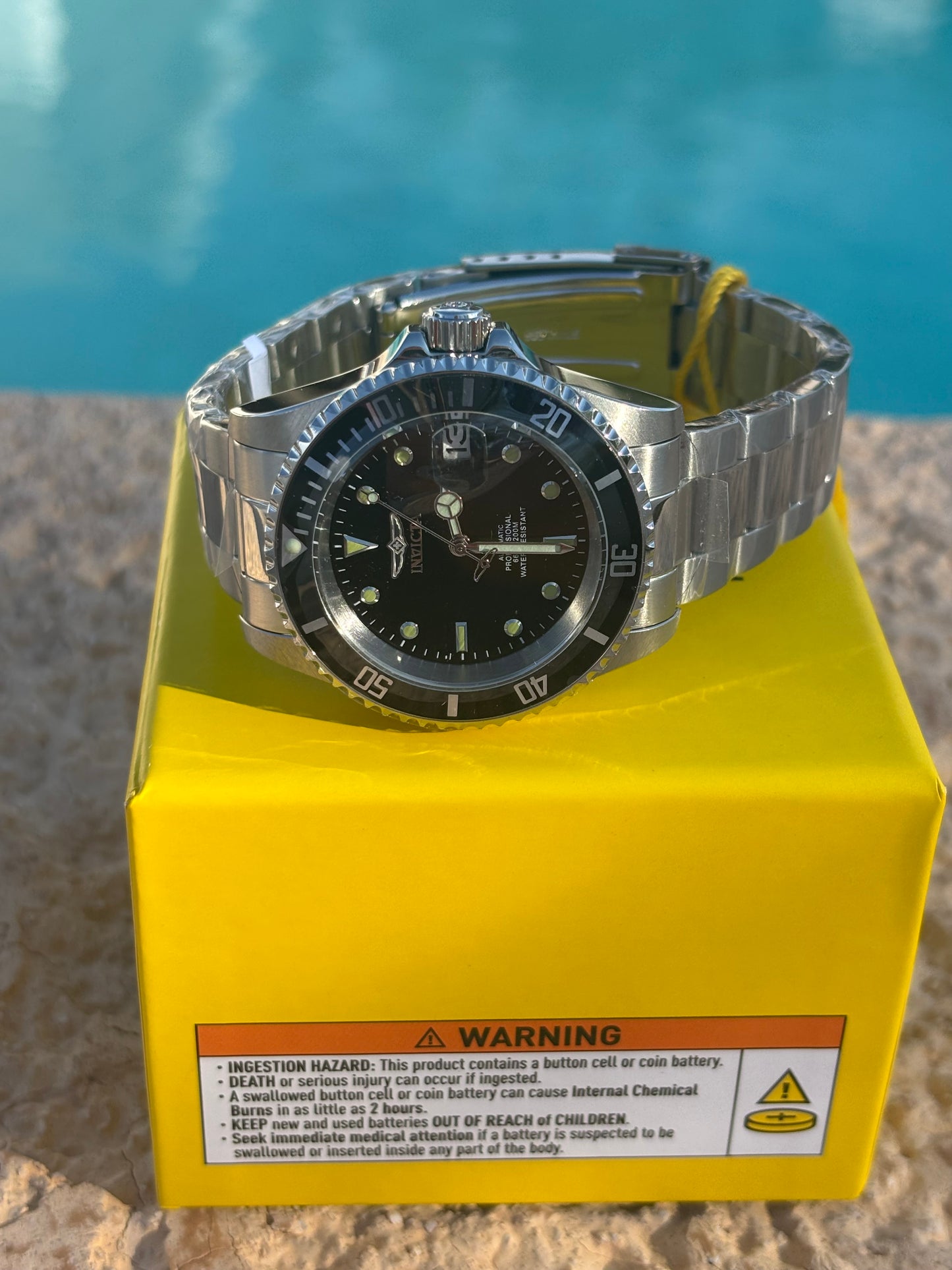 Invicta Pro Diver 8926OB Automatic Men’s Watch – 200m, Stainless Steel, Exhibition Back