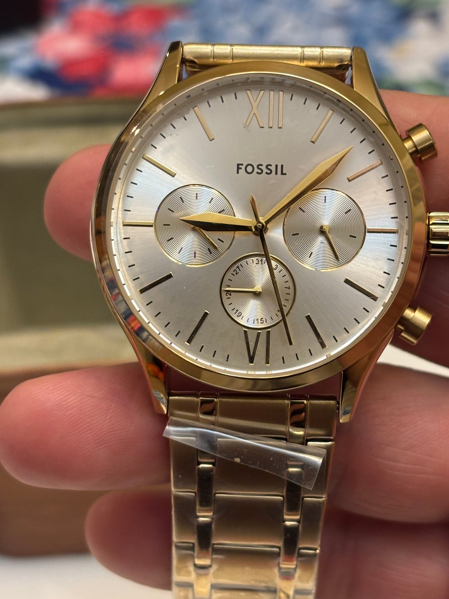 Fossil Fenmore Multifunction Gold-Tone Stainless Steel Men’s Watch BQM2809