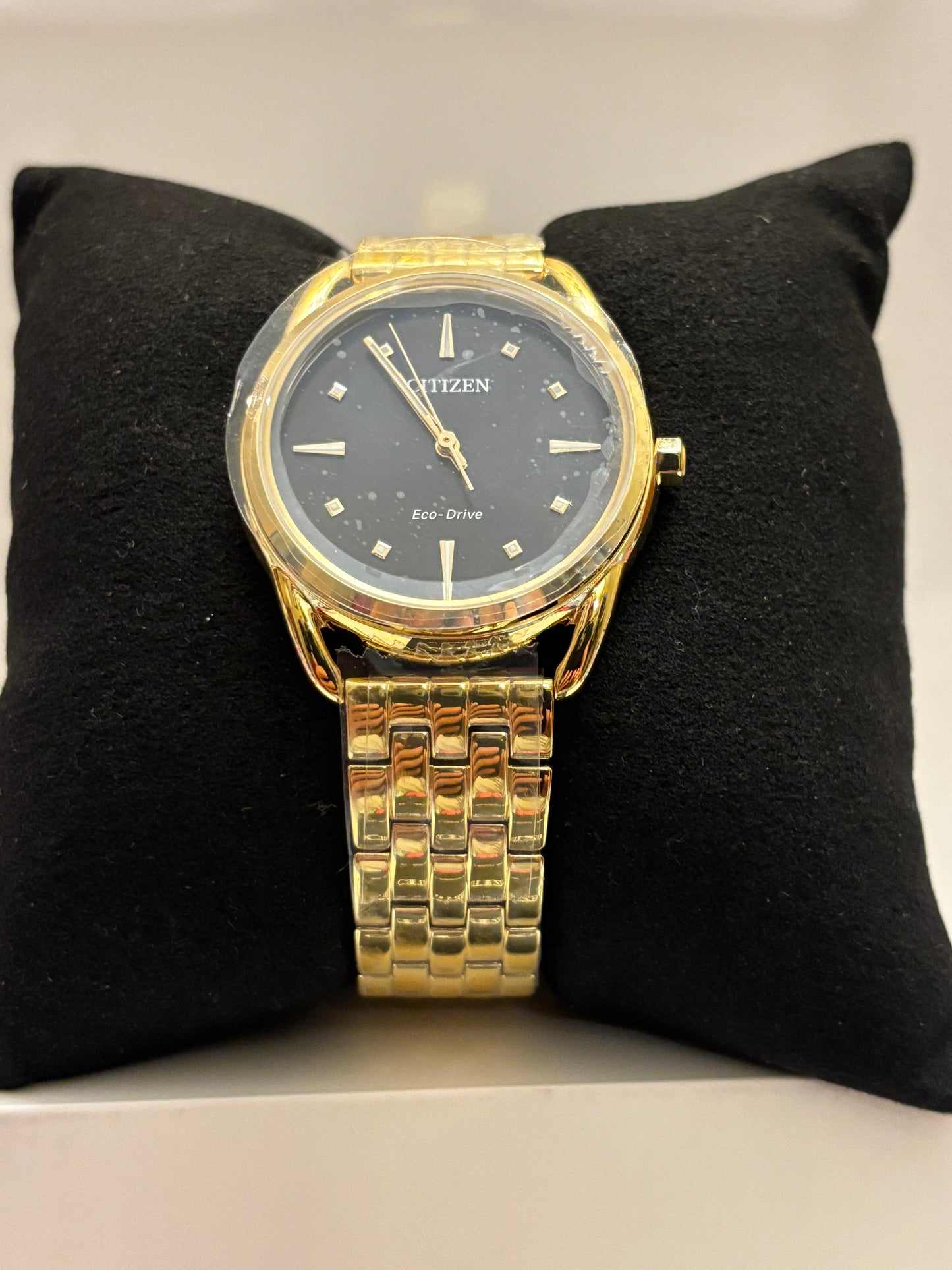 Citizen Eco-Drive FE7092-50E Women’s Dress Classic Gold-Tone Stainless Steel Watch