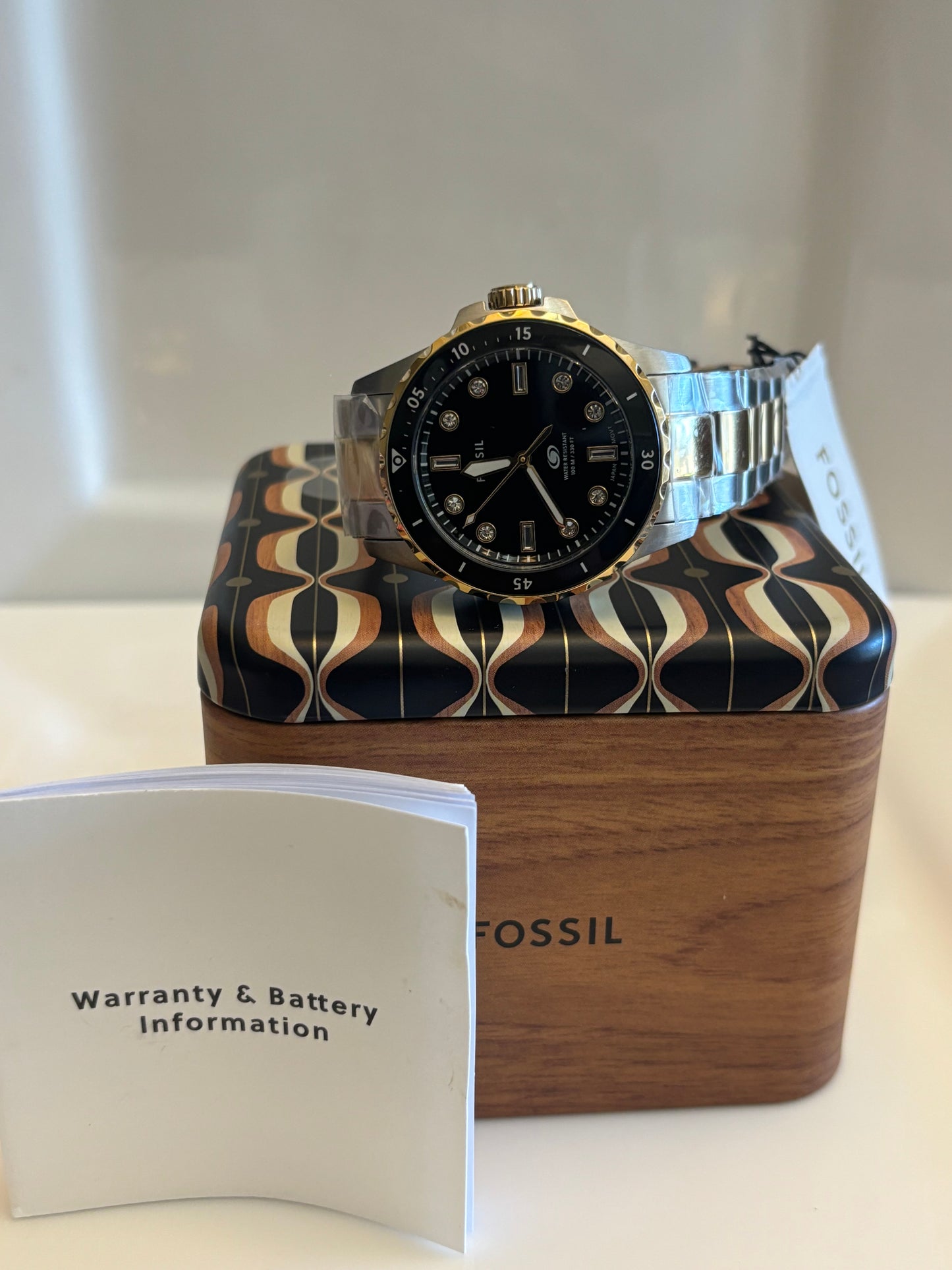 Fossil Blue Dive ES5349 Women’s Stainless Steel Watch – Authentic, Free Shipping