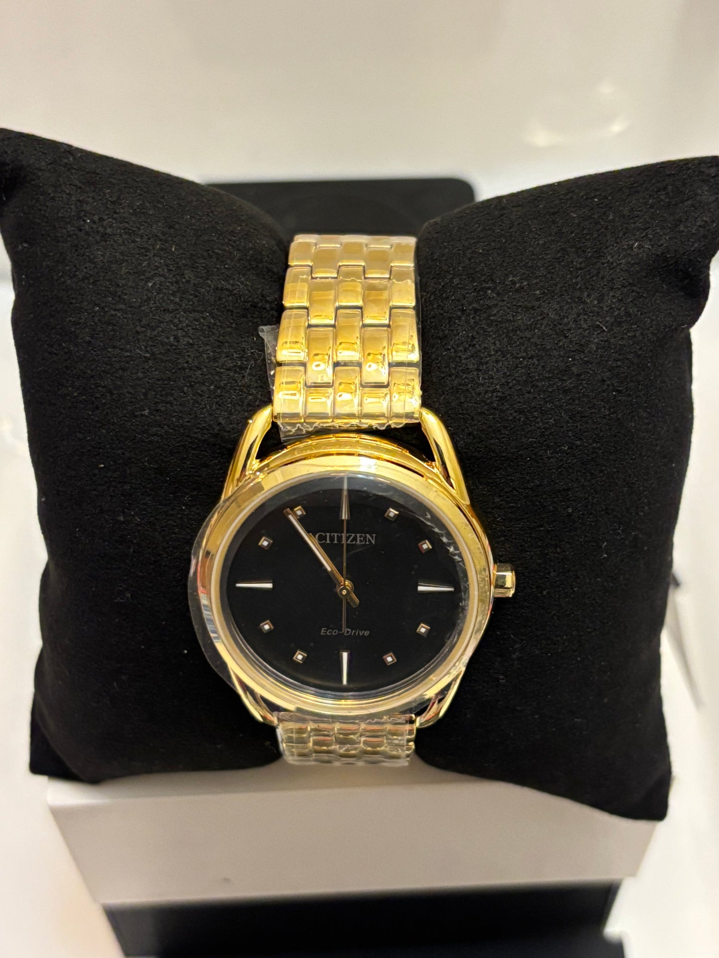 Citizen Eco-Drive FE7092-50E Women’s Dress Classic Gold-Tone Stainless Steel Watch
