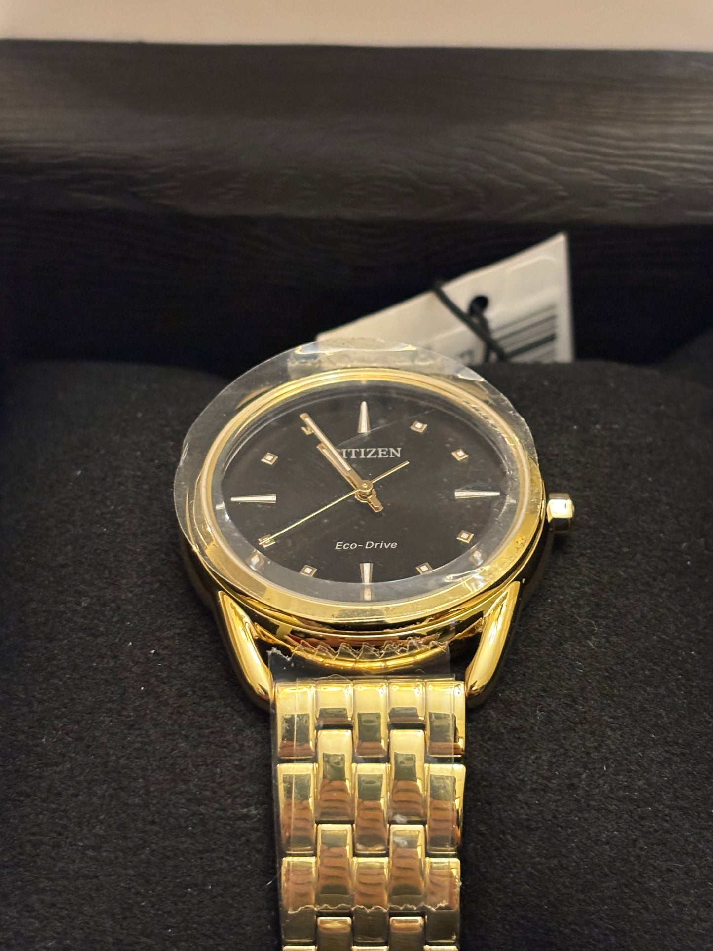 Citizen Eco-Drive FE7092-50E Women’s Dress Classic Gold-Tone Stainless Steel Watch