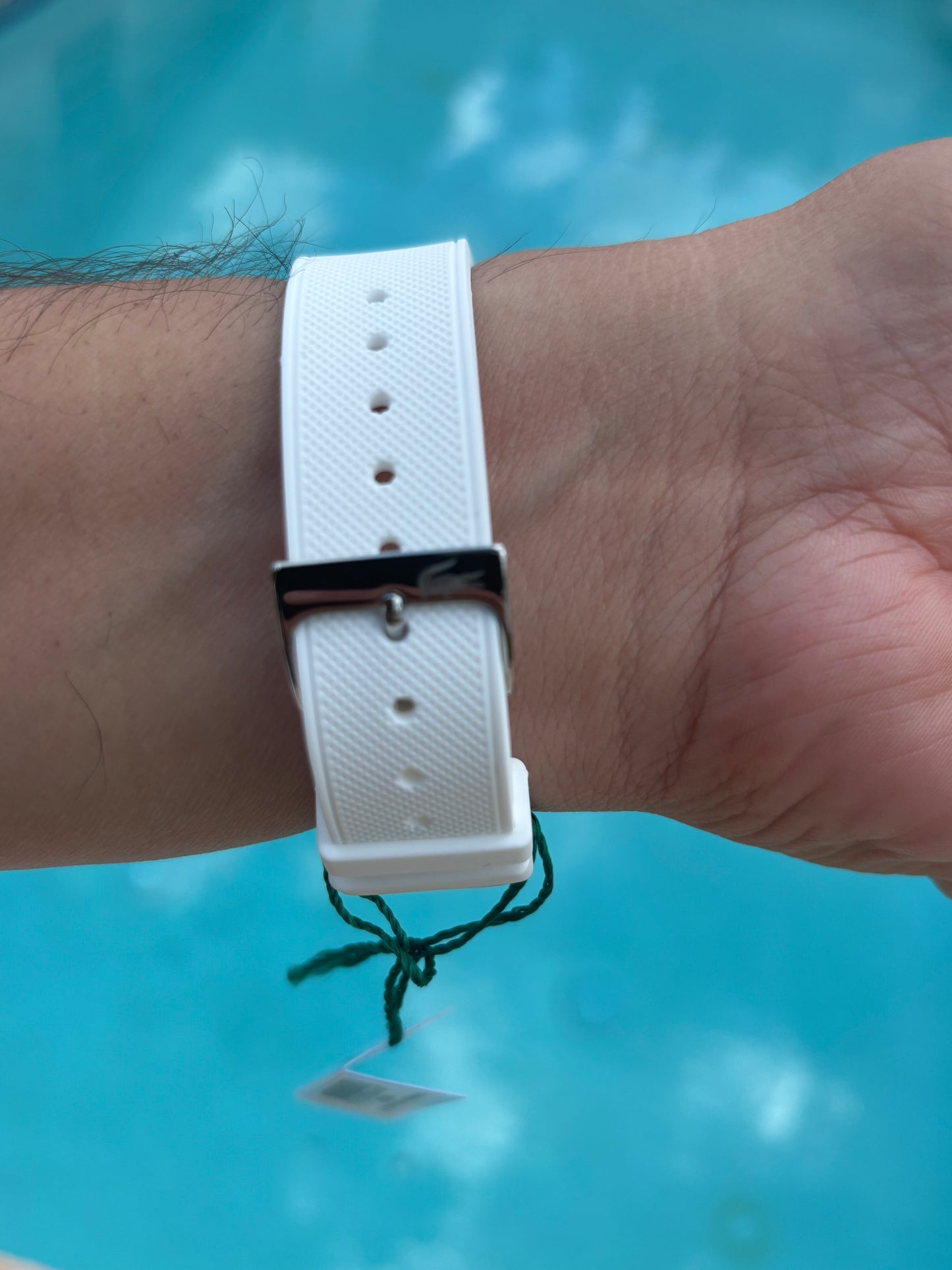 Lacoste L.12.12 White Silicone Watch 2010984 ā BNWT