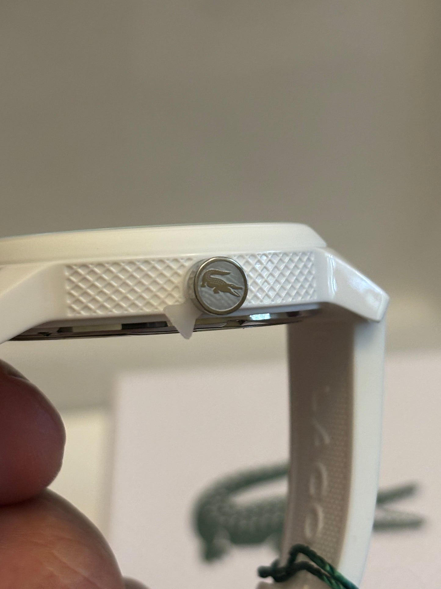 Lacoste L.12.12 White Silicone Watch 2010984 ā BNWT