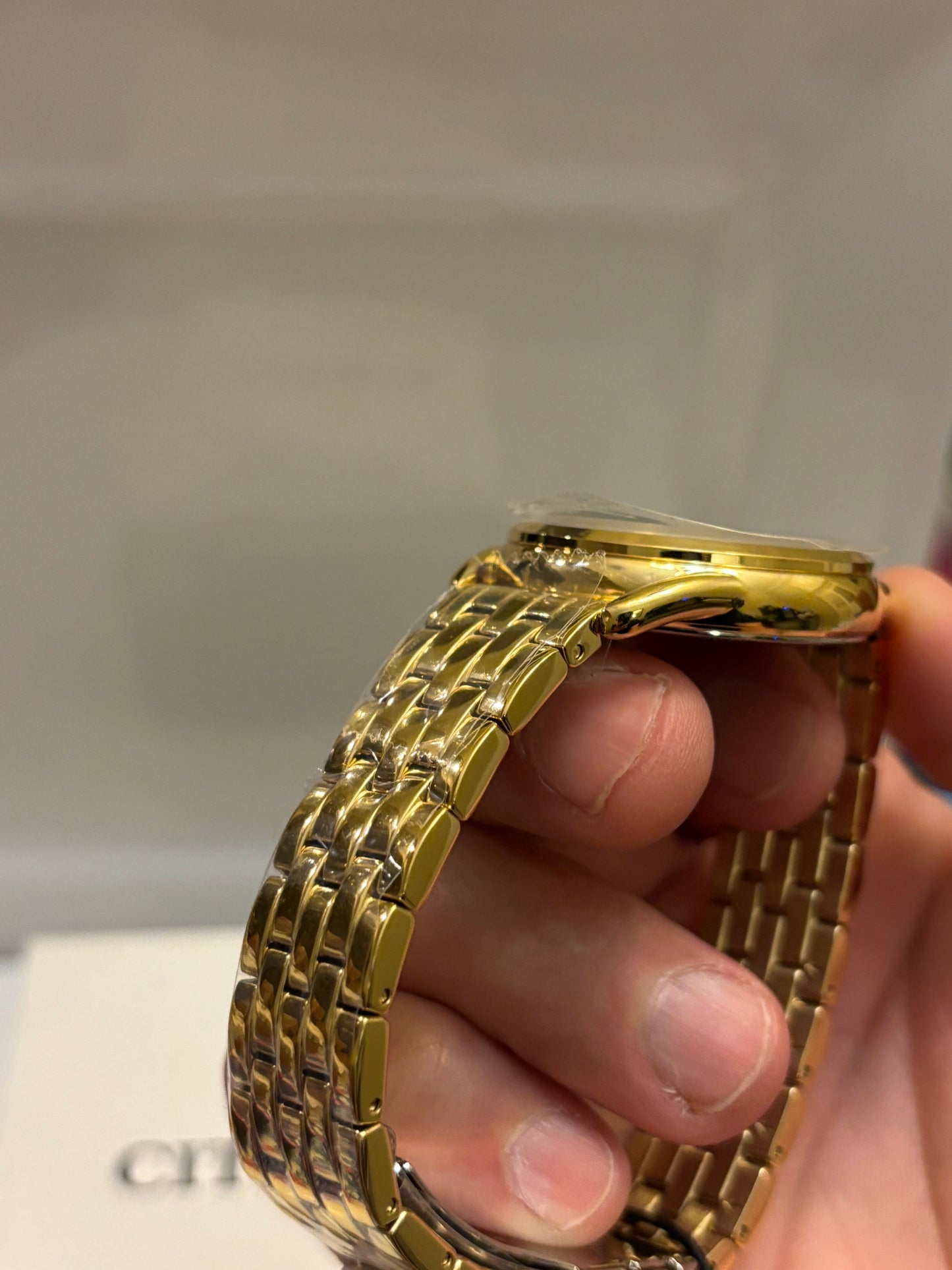 Citizen Eco-Drive FE7092-50E Women’s Dress Classic Gold-Tone Stainless Steel Watch