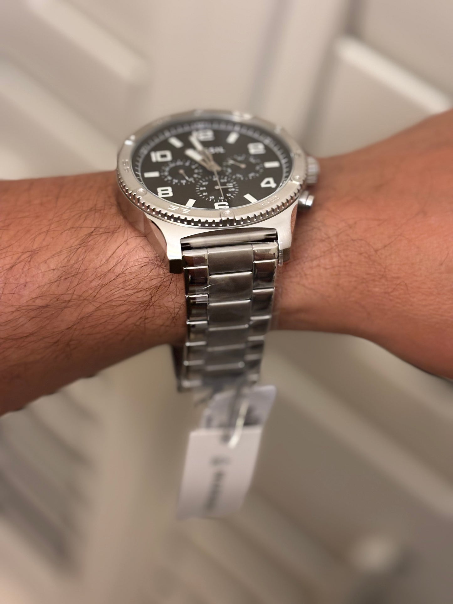 Fossil Brox BQ2797 Men’s Multifunction Watch • 50mm Black Dial • Stainless Steel • Free Shipping