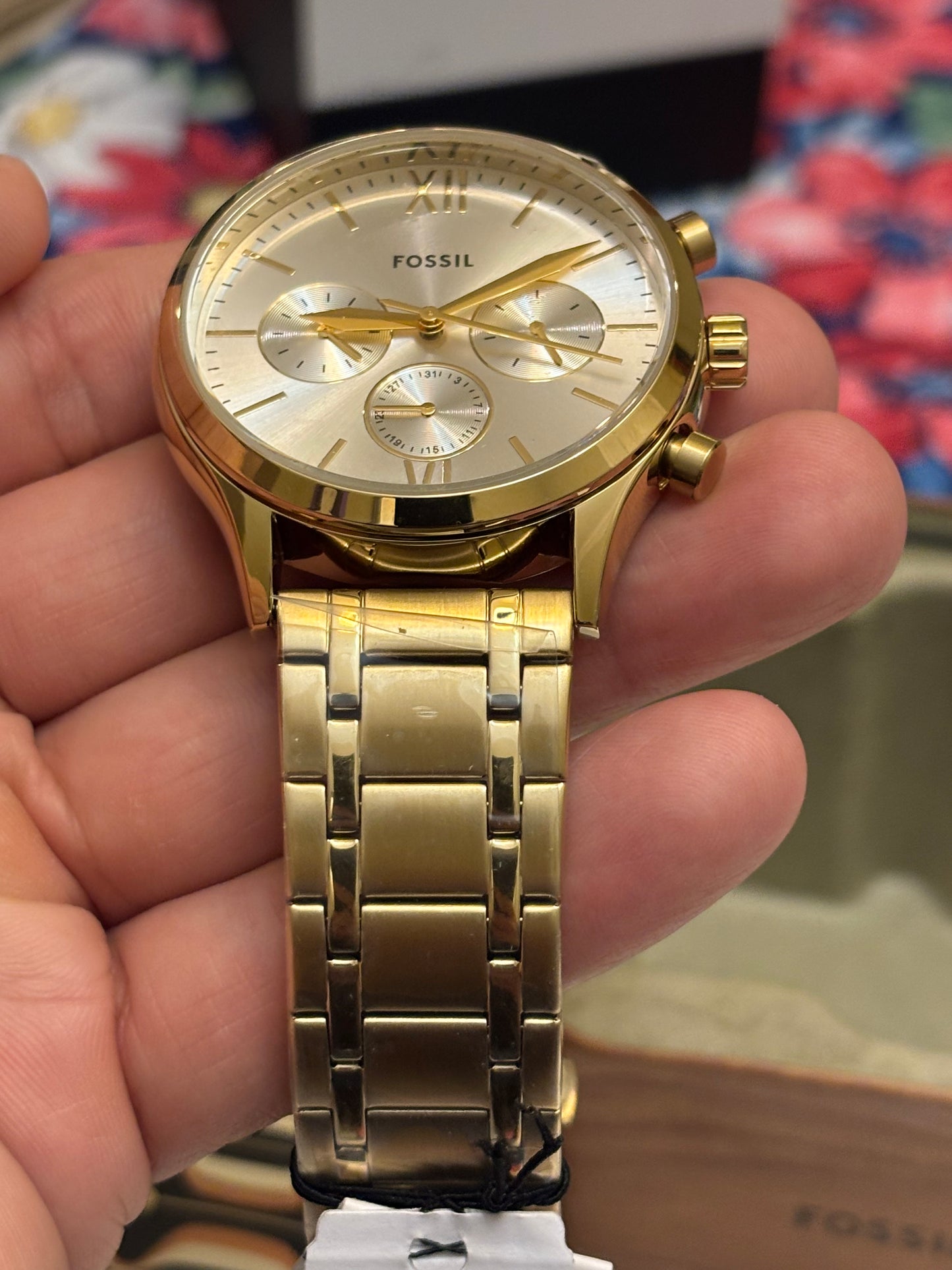 Fossil Fenmore Multifunction Gold-Tone Stainless Steel Men’s Watch BQM2809