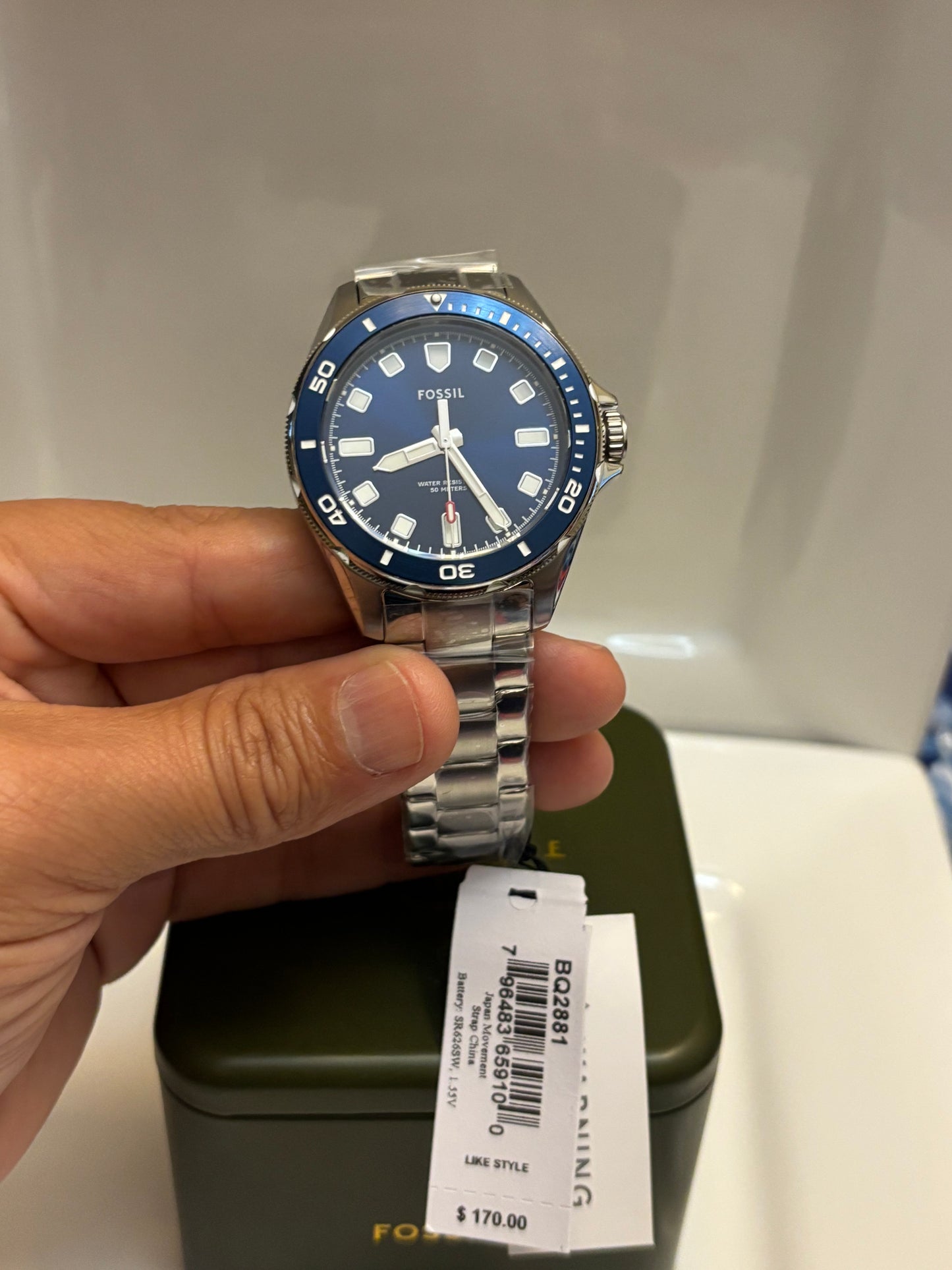 Fossil Dalton BQ2881 Men’s Quartz Stainless Steel Watch –• Free Shipping