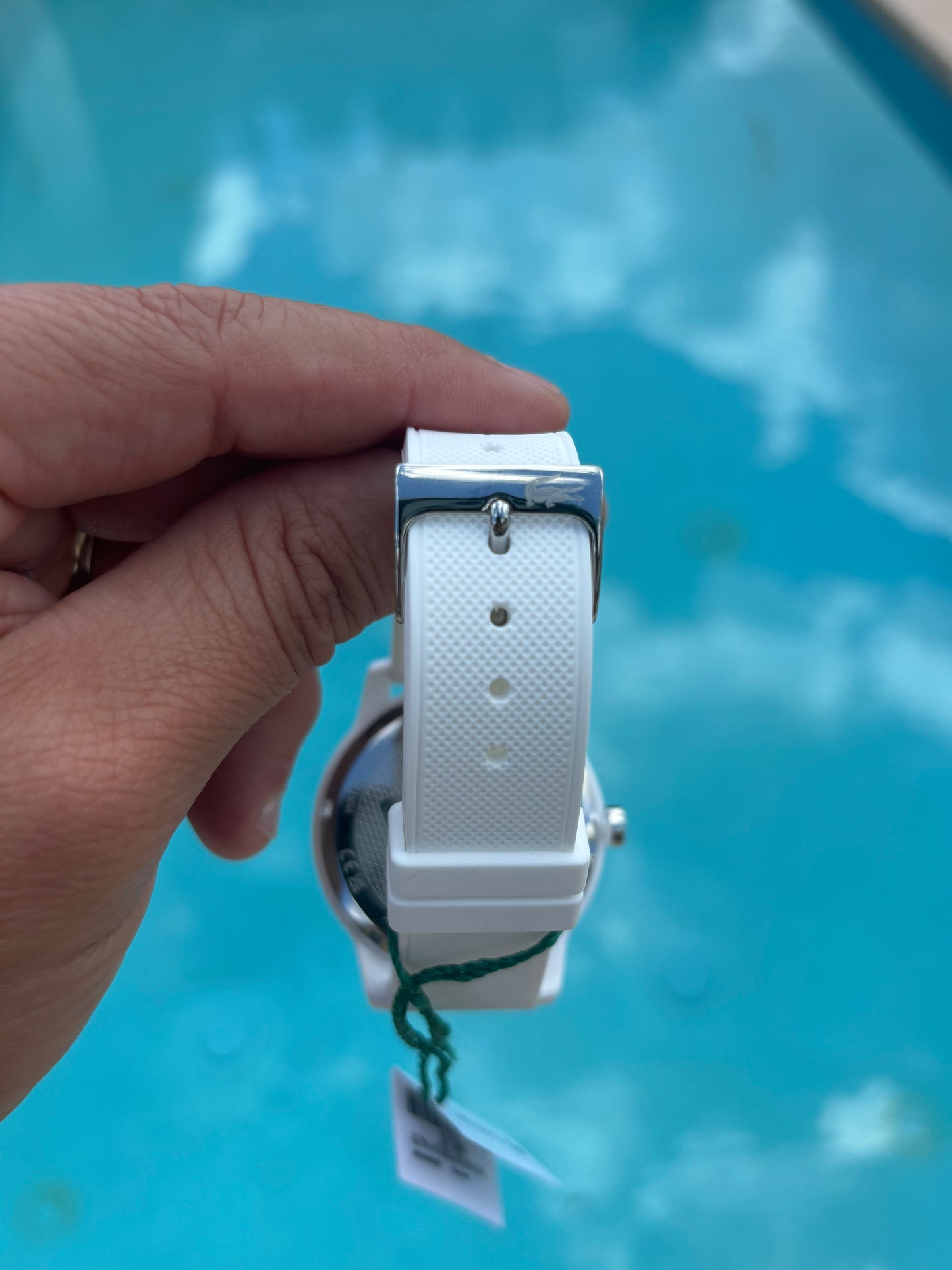 Lacoste L.12.12 White Silicone Watch 2010984 ā BNWT
