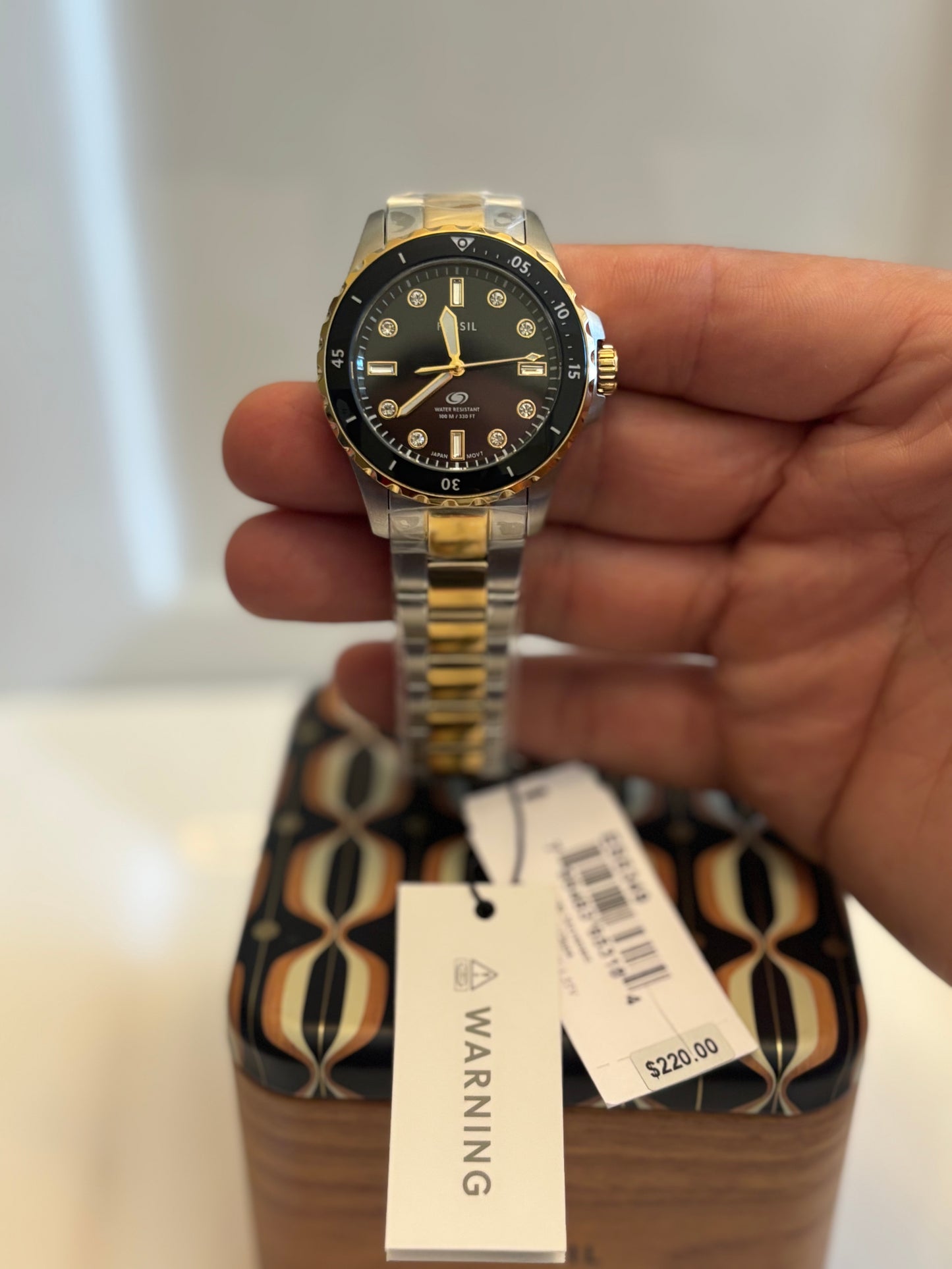Fossil Blue Dive ES5349 Women’s Stainless Steel Watch – Authentic, Free Shipping
