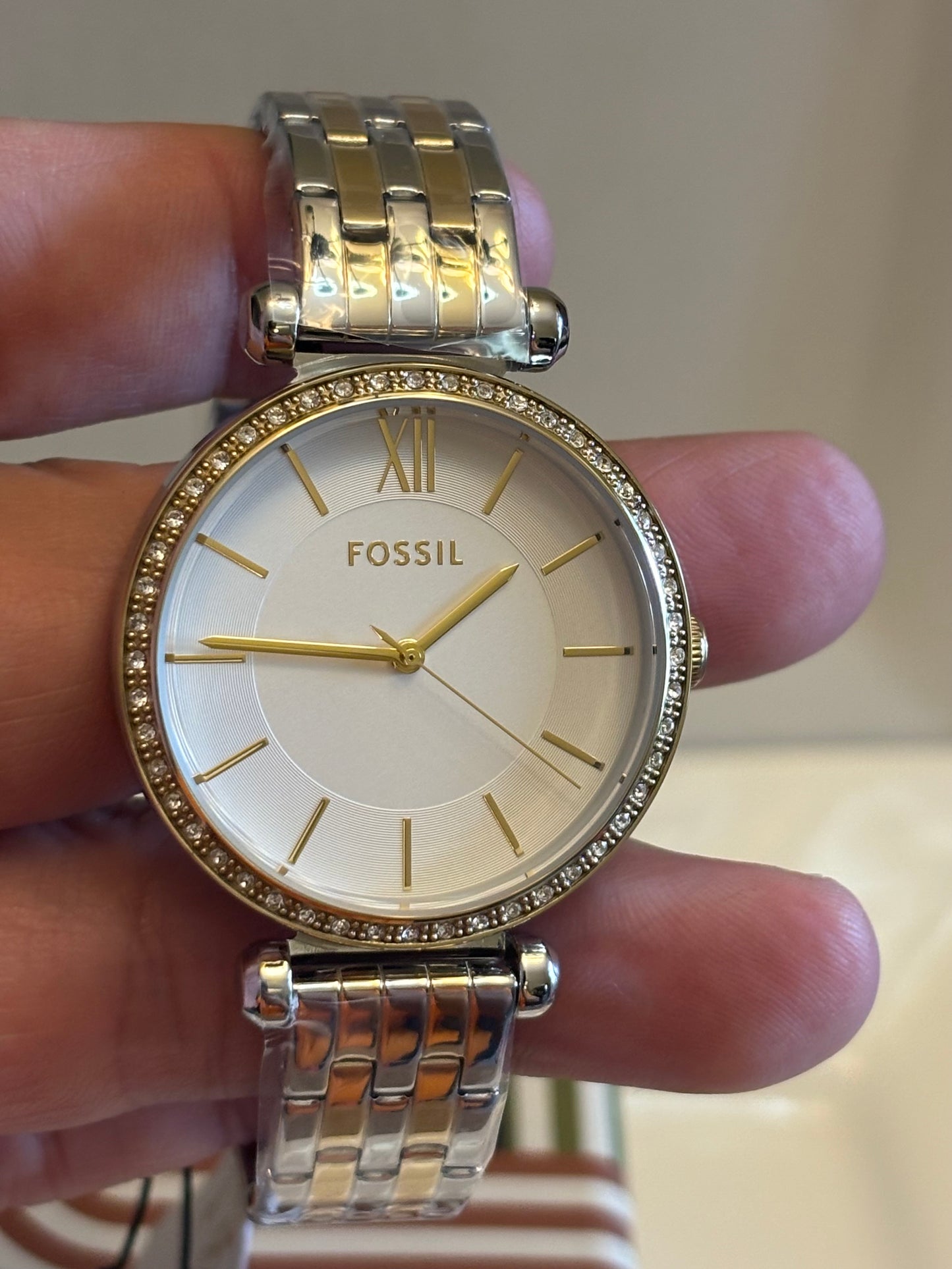 Fossil Tillie BQ3902 Two-Tone 36 mm Women’s Watch – New