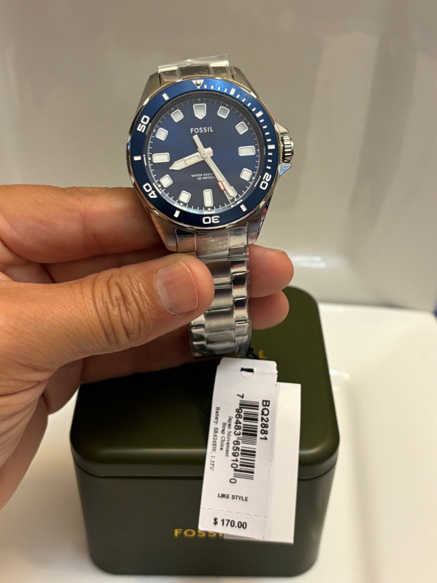 Fossil Dalton BQ2881 Men’s Quartz Stainless Steel Watch –• Free Shipping