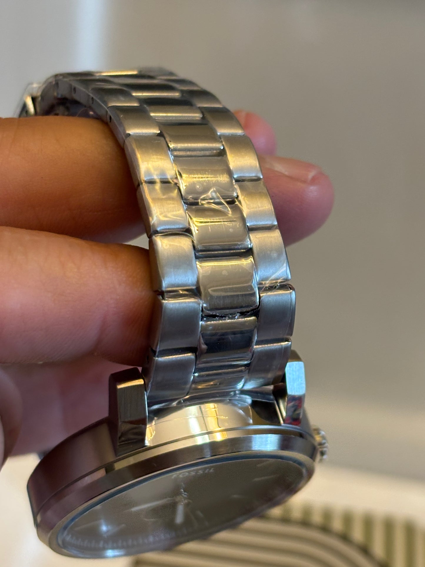 Fossil Rhett BQ2909 • 43mm Blue Dial Stainless Steel Multifunction • Free Shipping