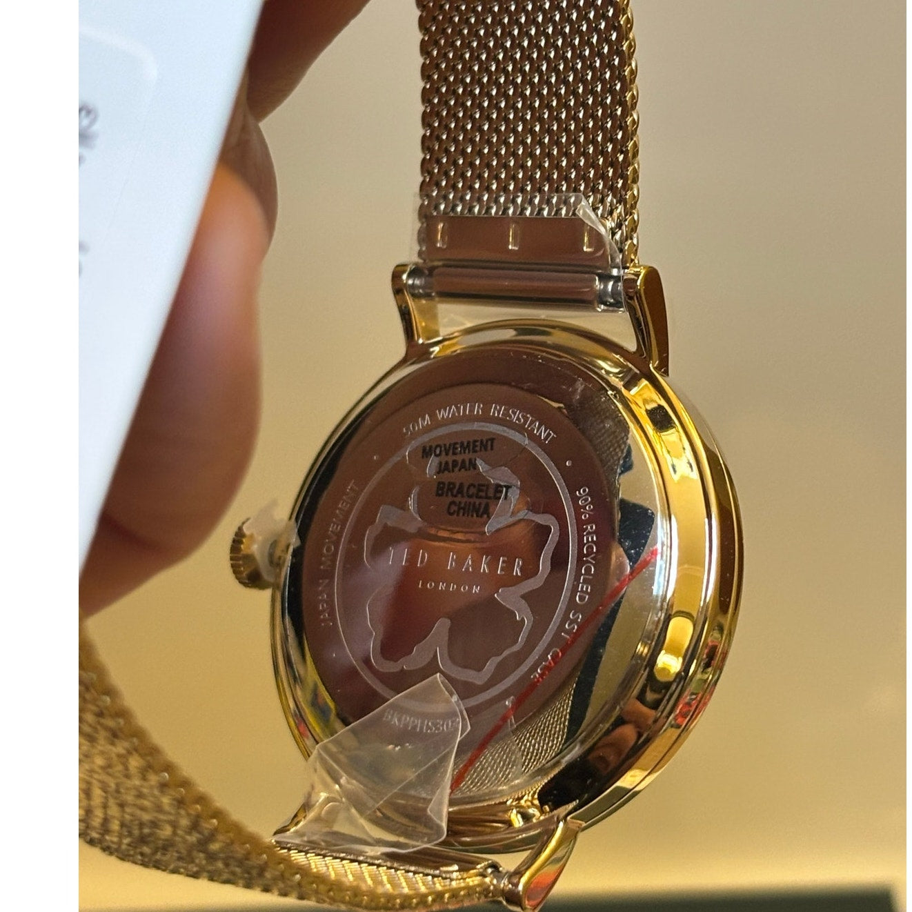 Ted Baker Phylipa BKPPHS303G – Gold-Tone Bow-Tie Dial, Stainless Steel