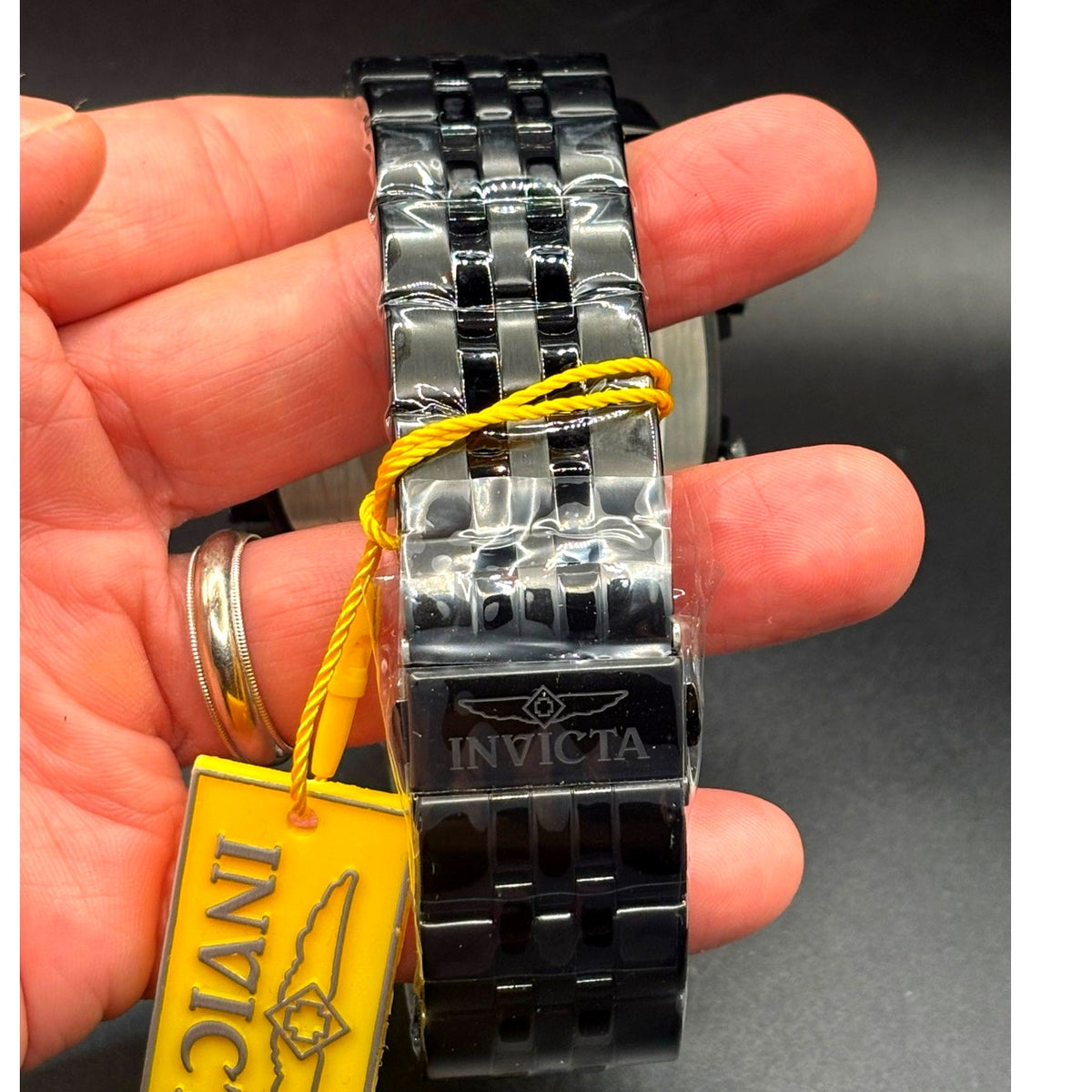 Invicta Aviator Zulu Time 49606 4 Time Zone 50mm Black Men’s Watch NIB