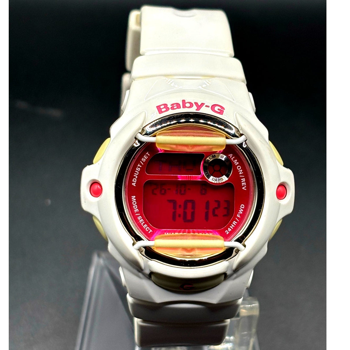 Casio Baby-G BG169R-7D White Pink Digital 200M Women’s Watch