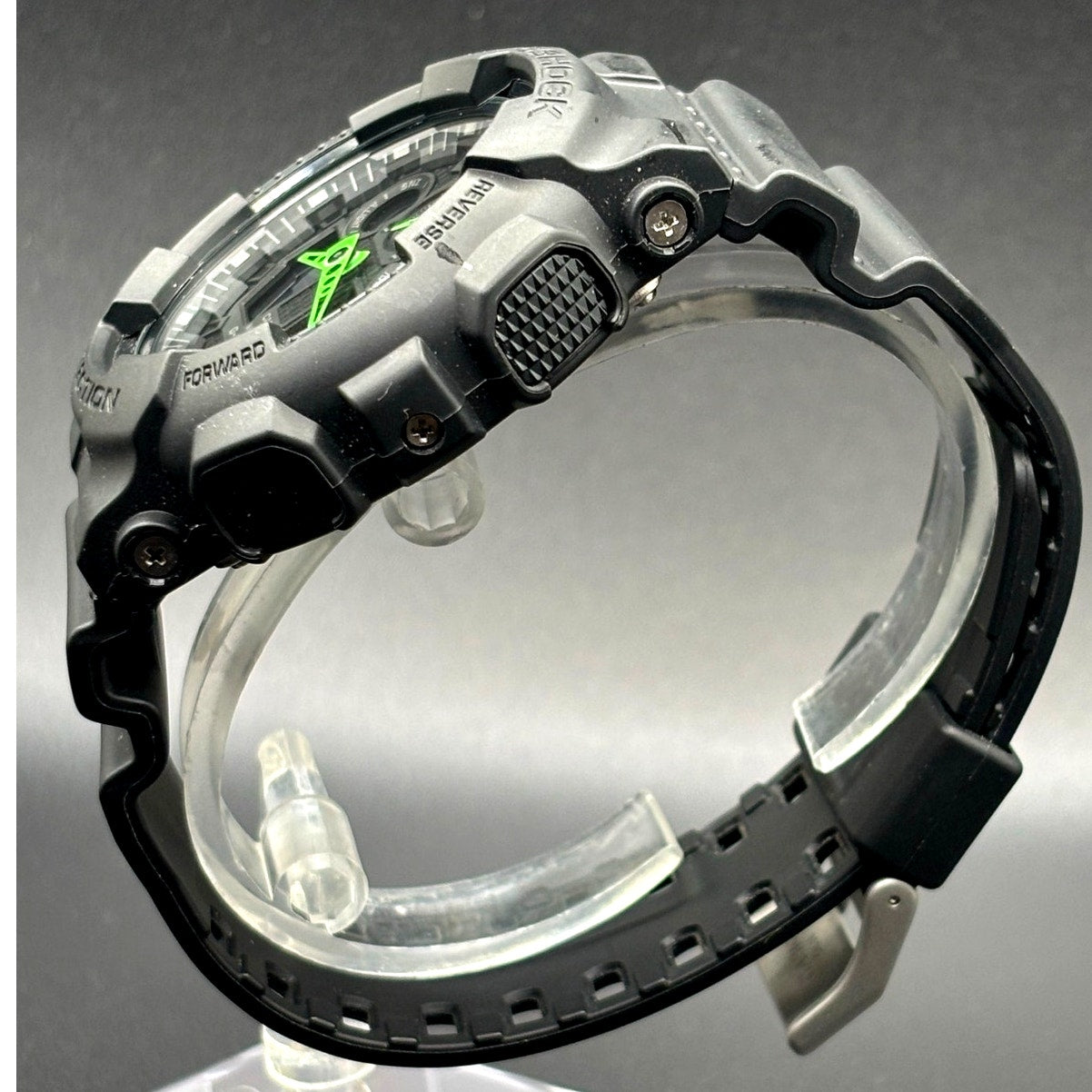 Casio G-Shock GA-100C-1A3 Black Green Analog Digital 200M 51mm Men's Watch NIB