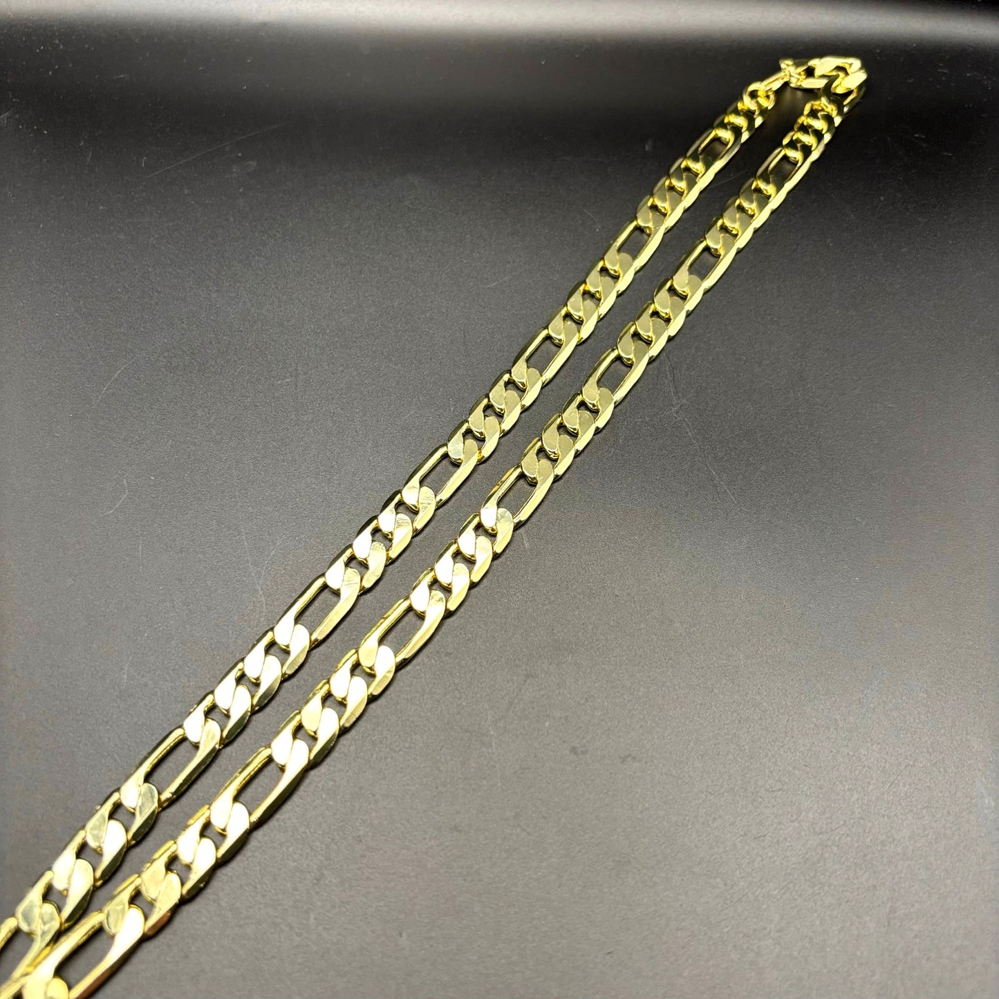 Mason Parker Men’s Gold Plated Brass Curb Link Chain Necklace NIB