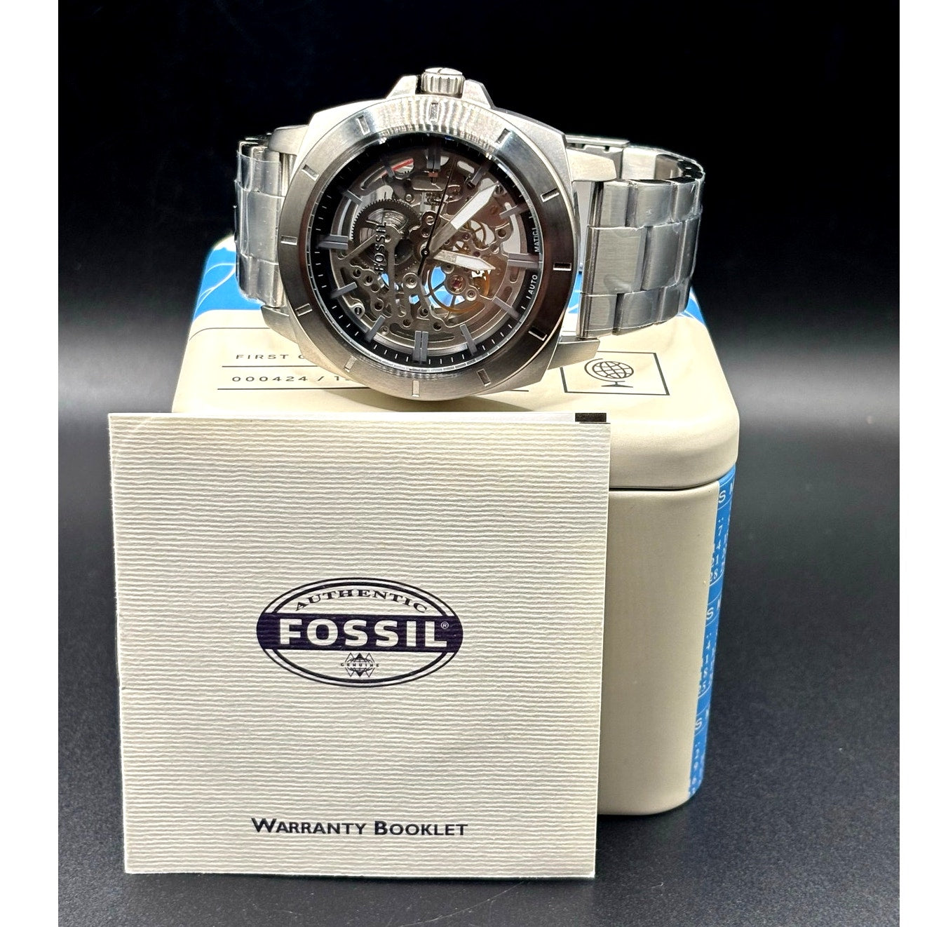 Fossil Privateer Sport BQ2425 Automatic Skeleton Men’s Watch 45mm NIB