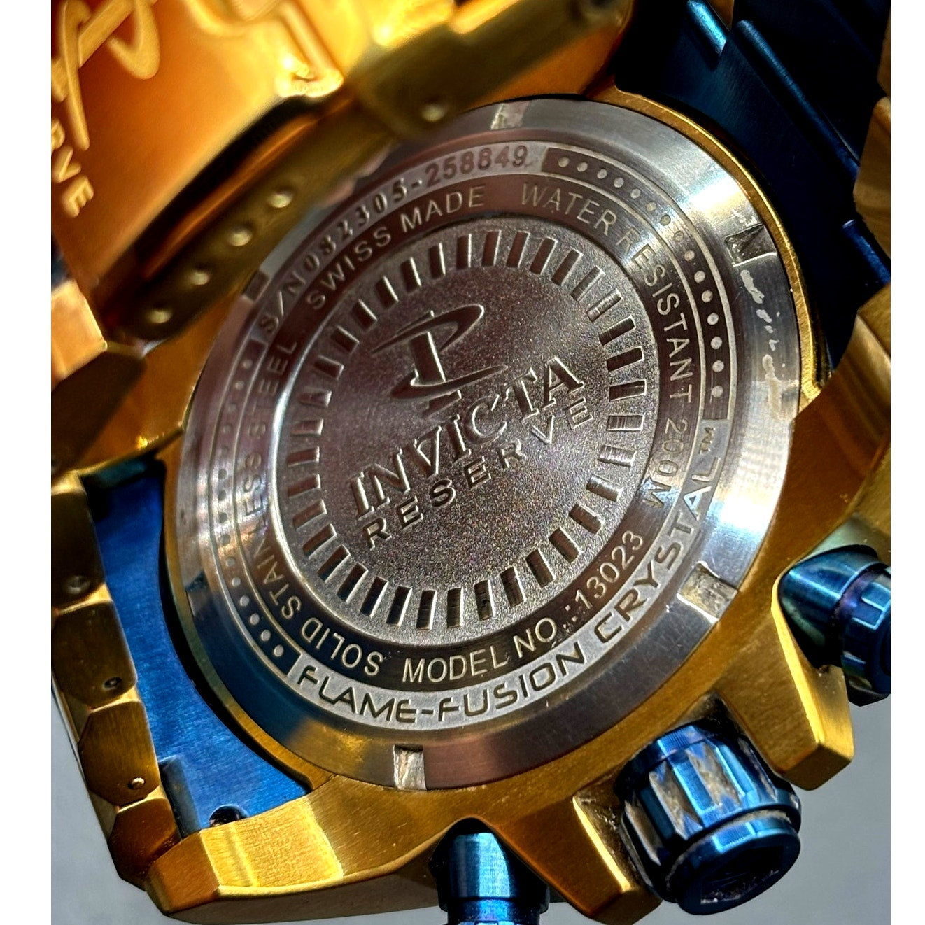Invicta Reserve Octane Grand Arsenal 13023 Swiss Made Chronograph 56mm Watch